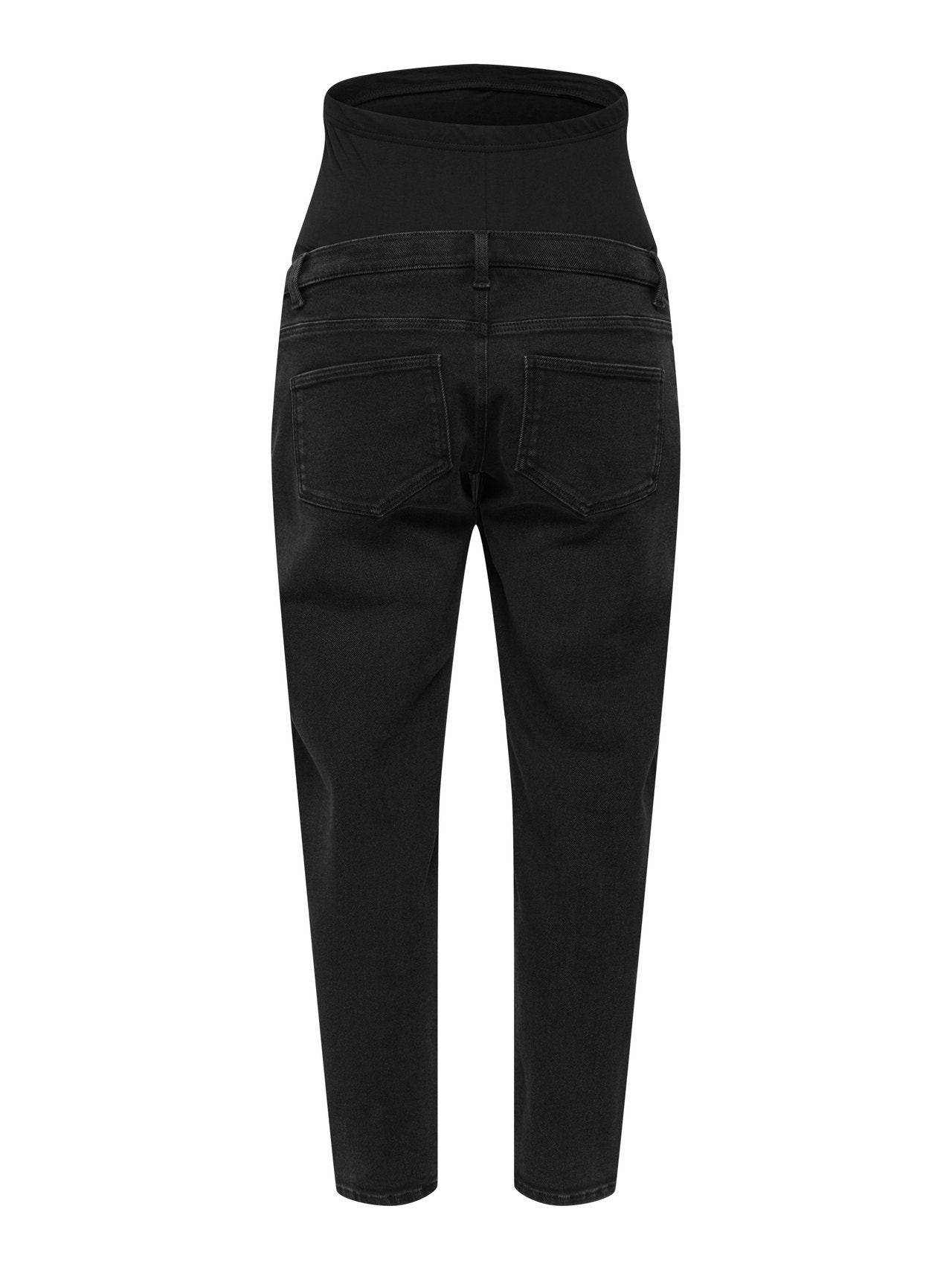 ONLY OLMCATWALK Vysoký pas Mom Fit Džíny -Washed Black - 15355386