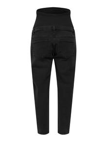 ONLY OLMCATWALK Vysoký pas Mom Fit Džíny -Washed Black - 15355386