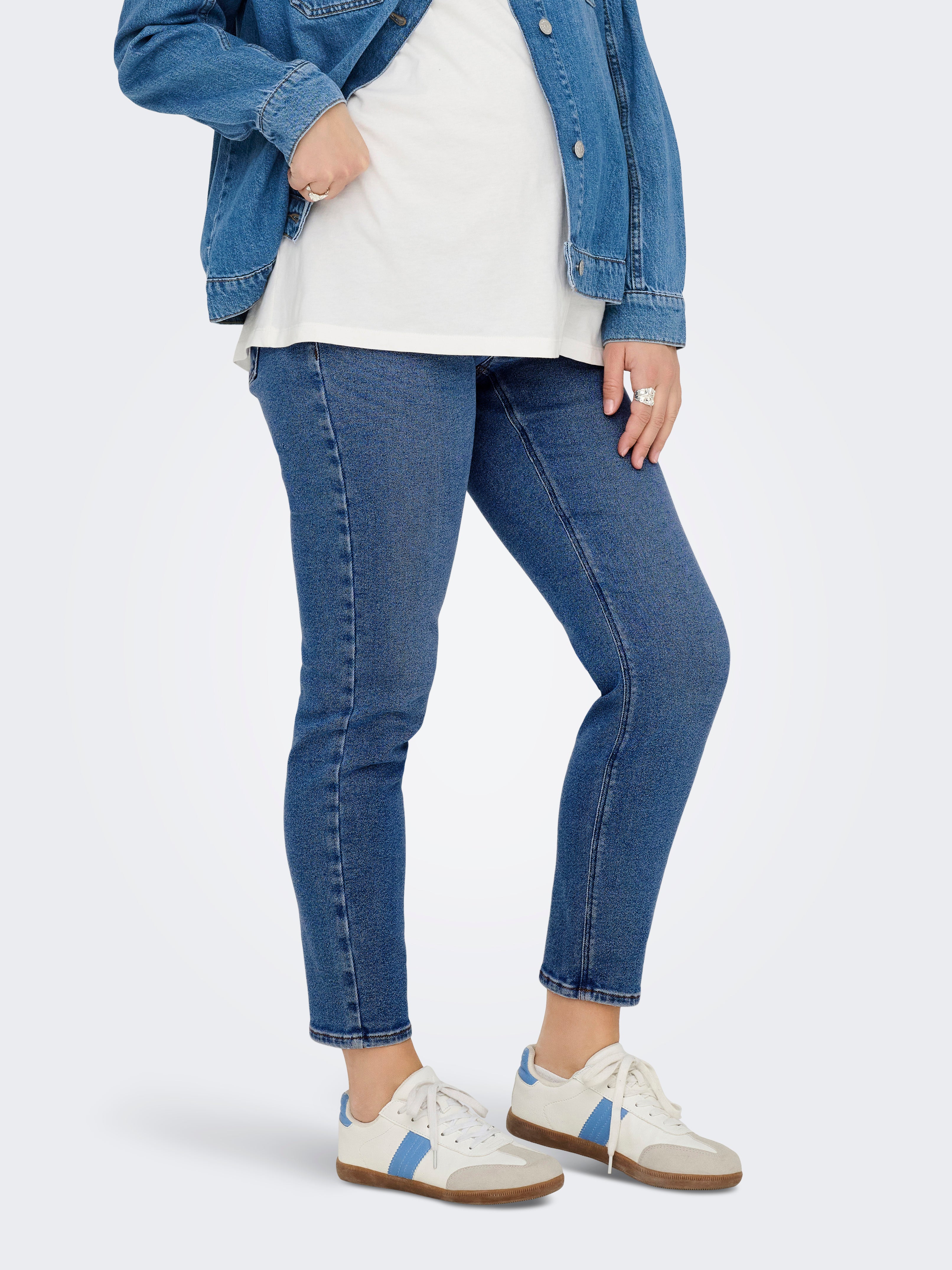 Olmcatwalk Hohe Taille Hohe Taille Jeans