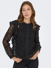 ONLY Regulāra piemērotība O-kakls Augša -Black - 15355460