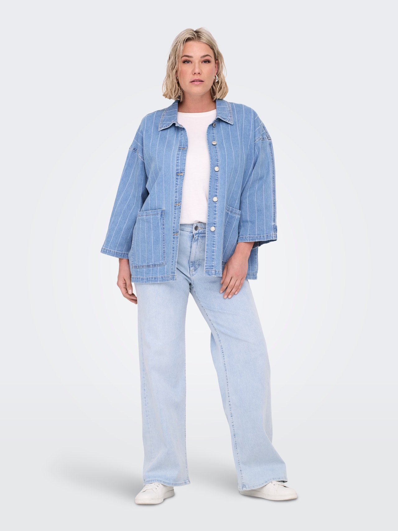 ONLY CARKIRSI Džínová bunda -Light Blue Denim - 15355471