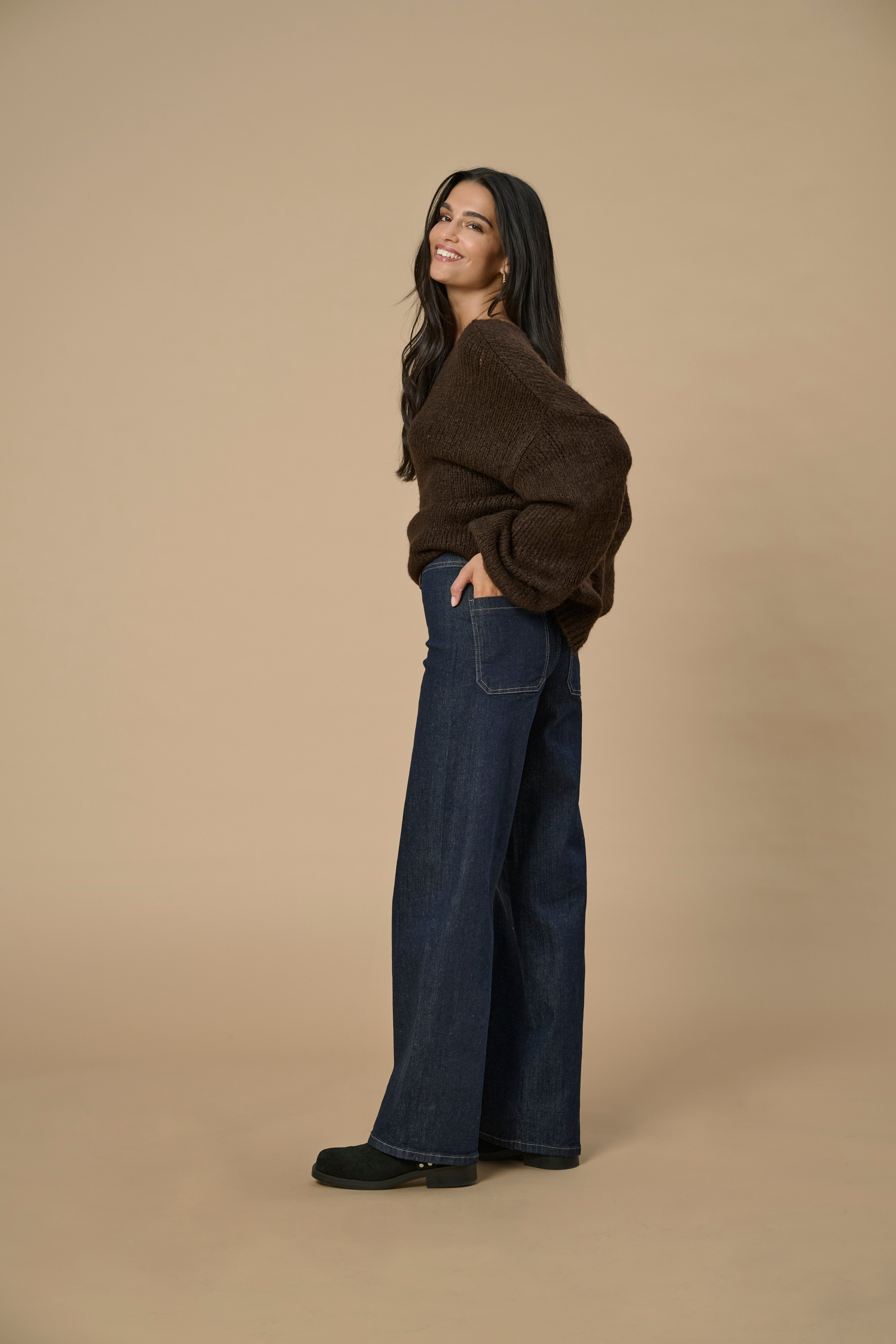 Jdyvanessa Mittlere Taille Weiter Beinschnitt Jeans