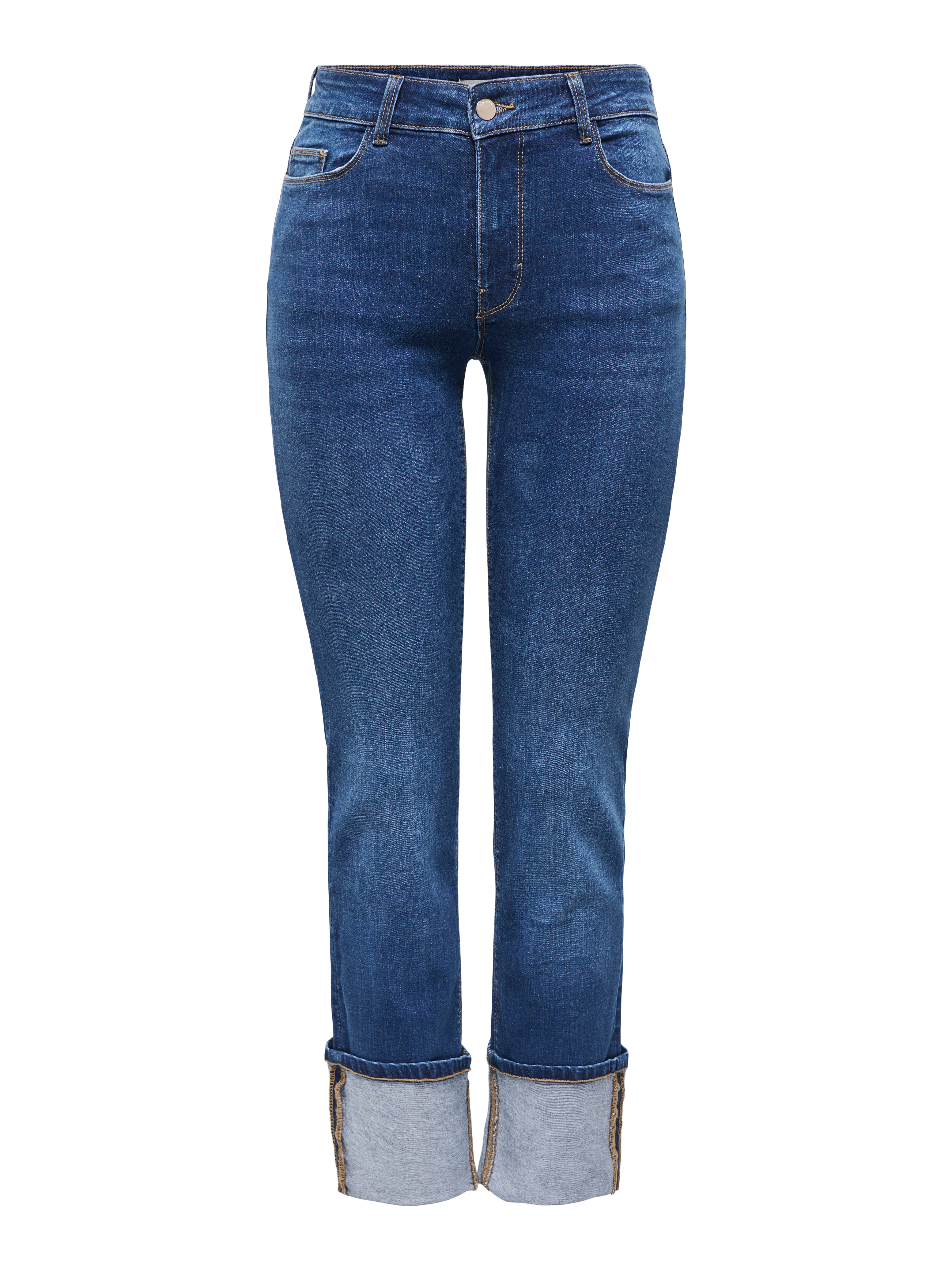 Thumbnail - Jdyfina Mittlere Taille Gerade Geschnitten Jeans