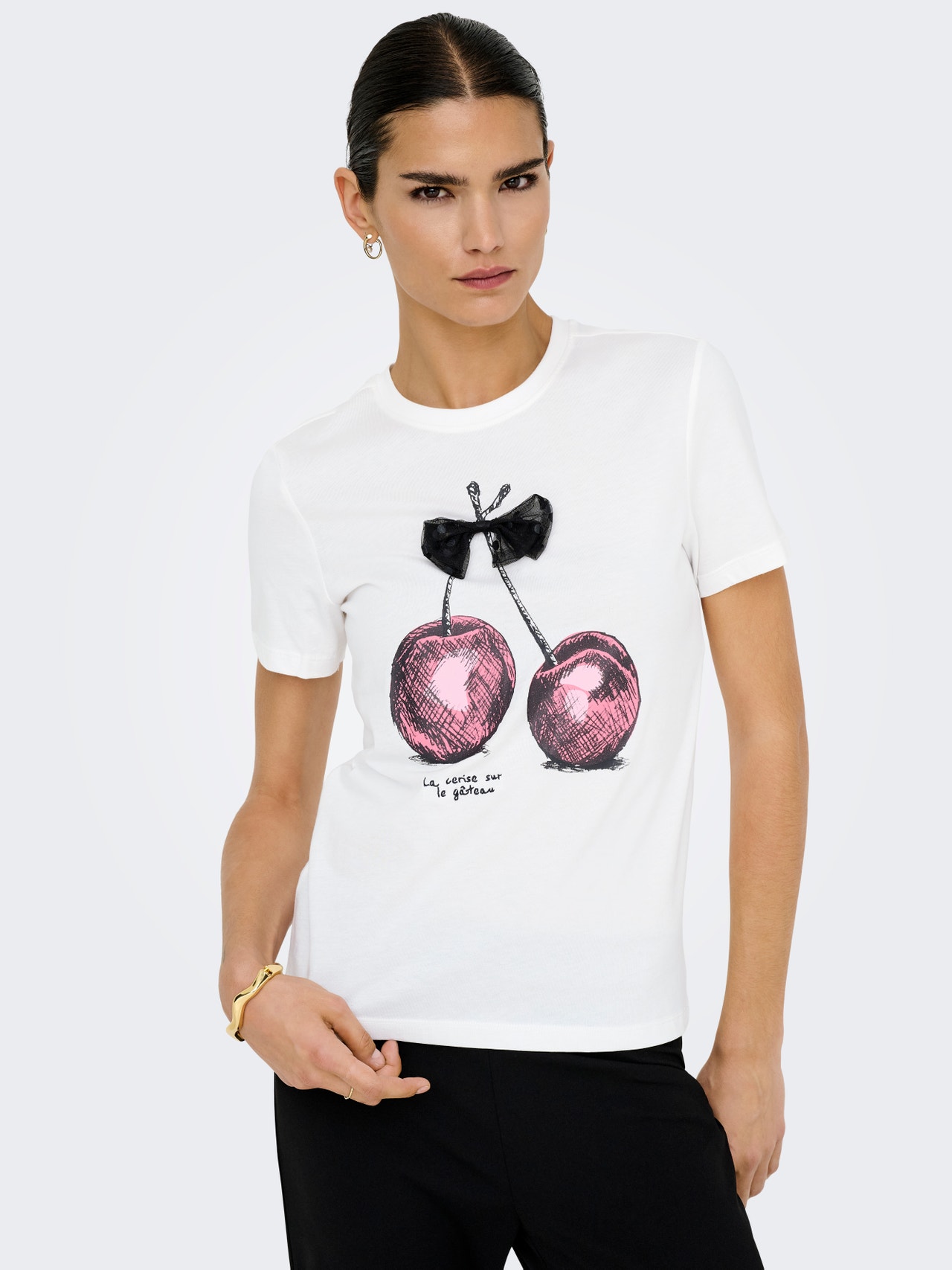 ONLY ONLNITA T-shirt -Cloud Dancer - 15355690