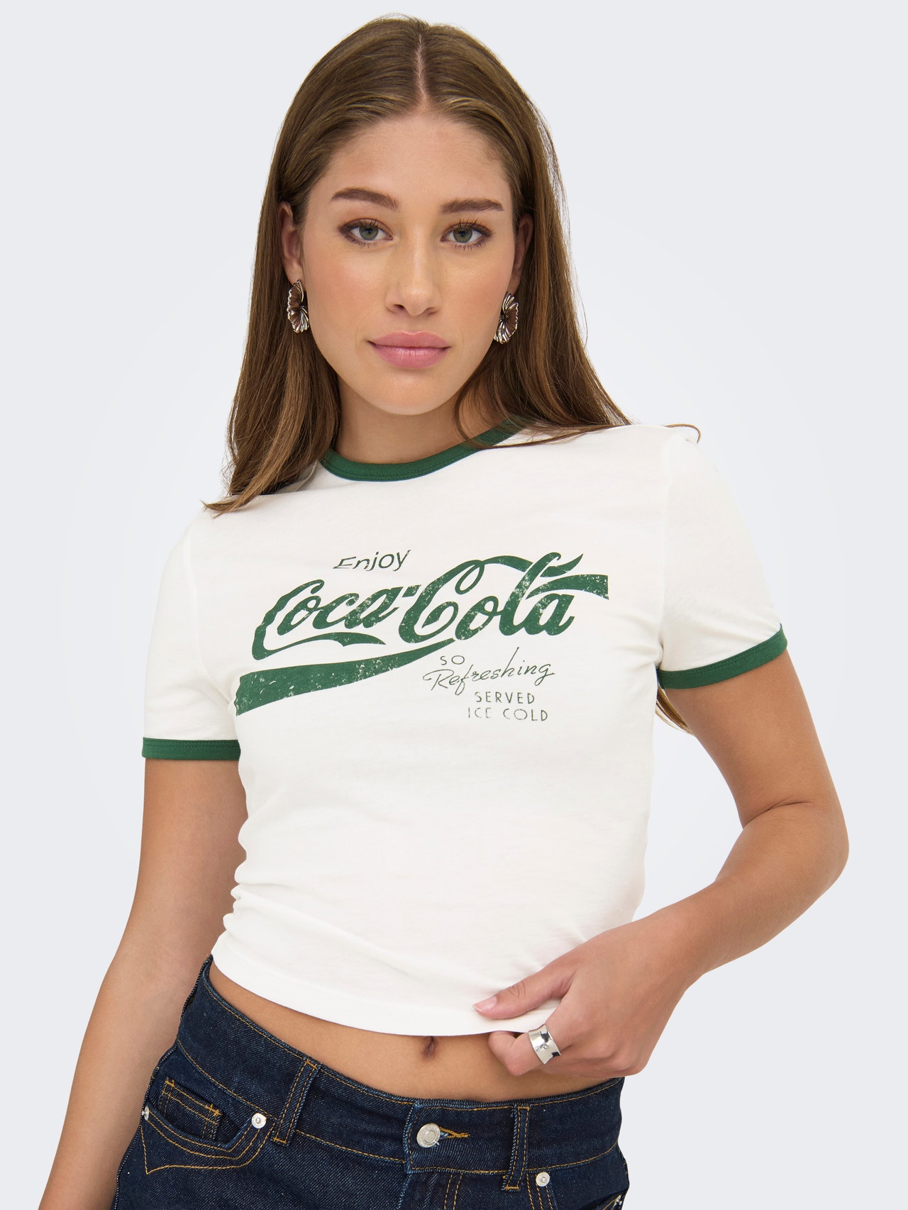 ONLY ONLCOCA T-shirt -Cloud Dancer - 15355835