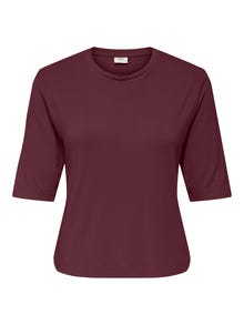 ONLY JDYMILA Top -Maroon Banner - 15355859