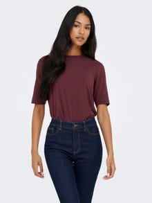 ONLY JDYMILA Top -Maroon Banner - 15355859