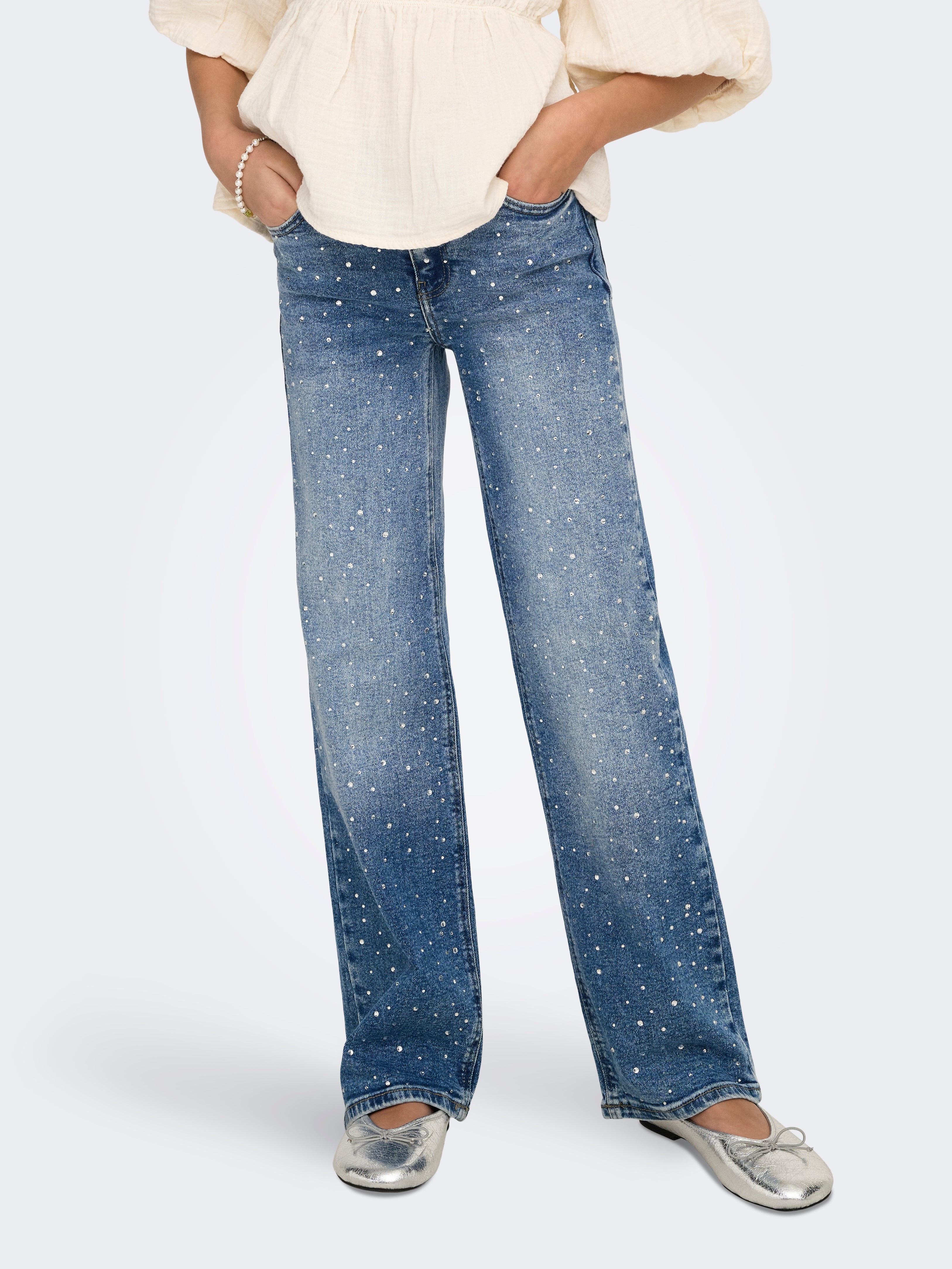 Kogjuicy Weiter Beinschnitt Jeans