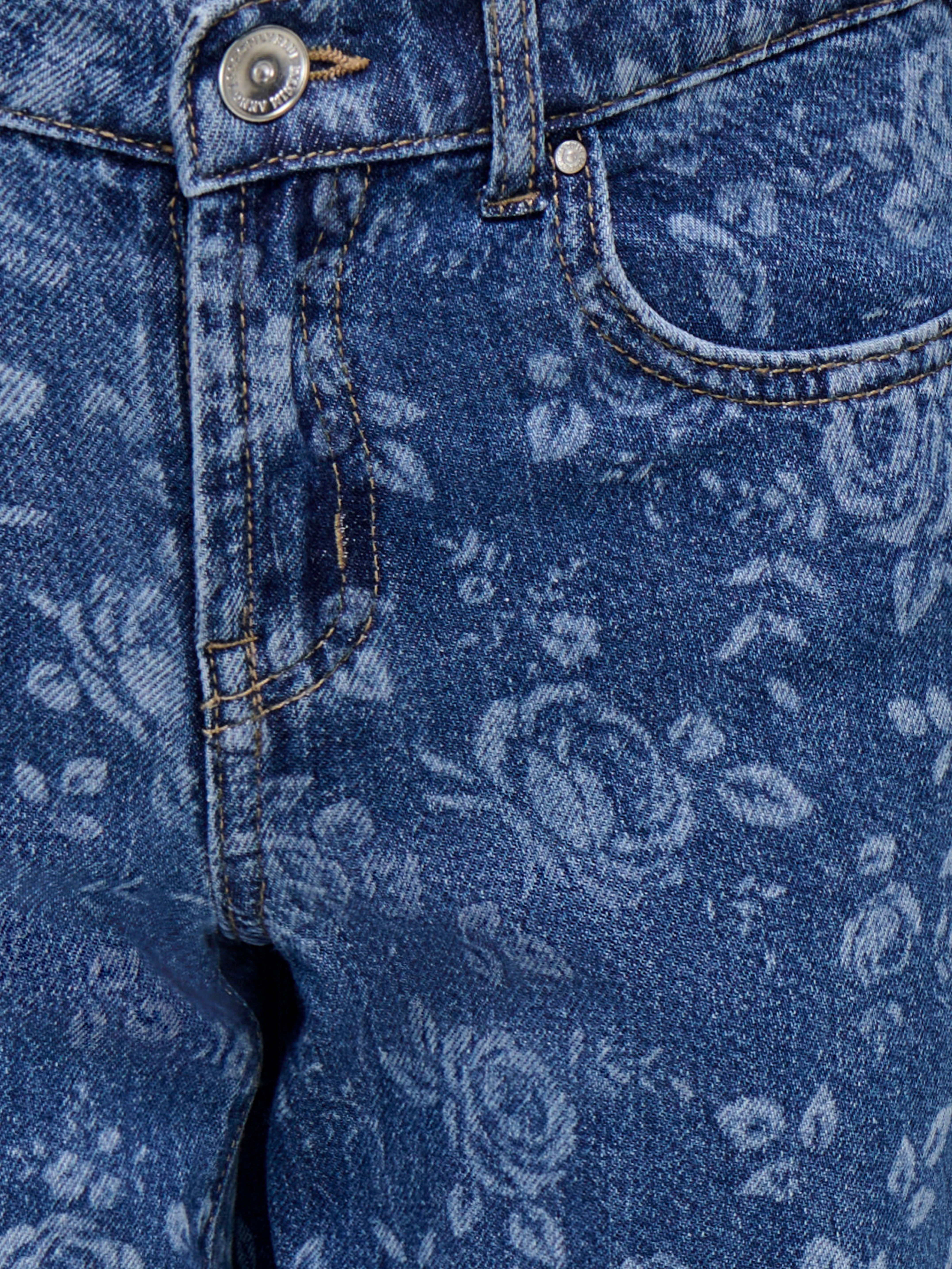 Thumbnail - Koghope Hohe Taille Weiter Beinschnitt Jeans