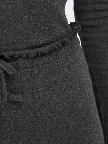 ONLY Labavo prianjanje Hlače -Dark Grey Melange - 15356087