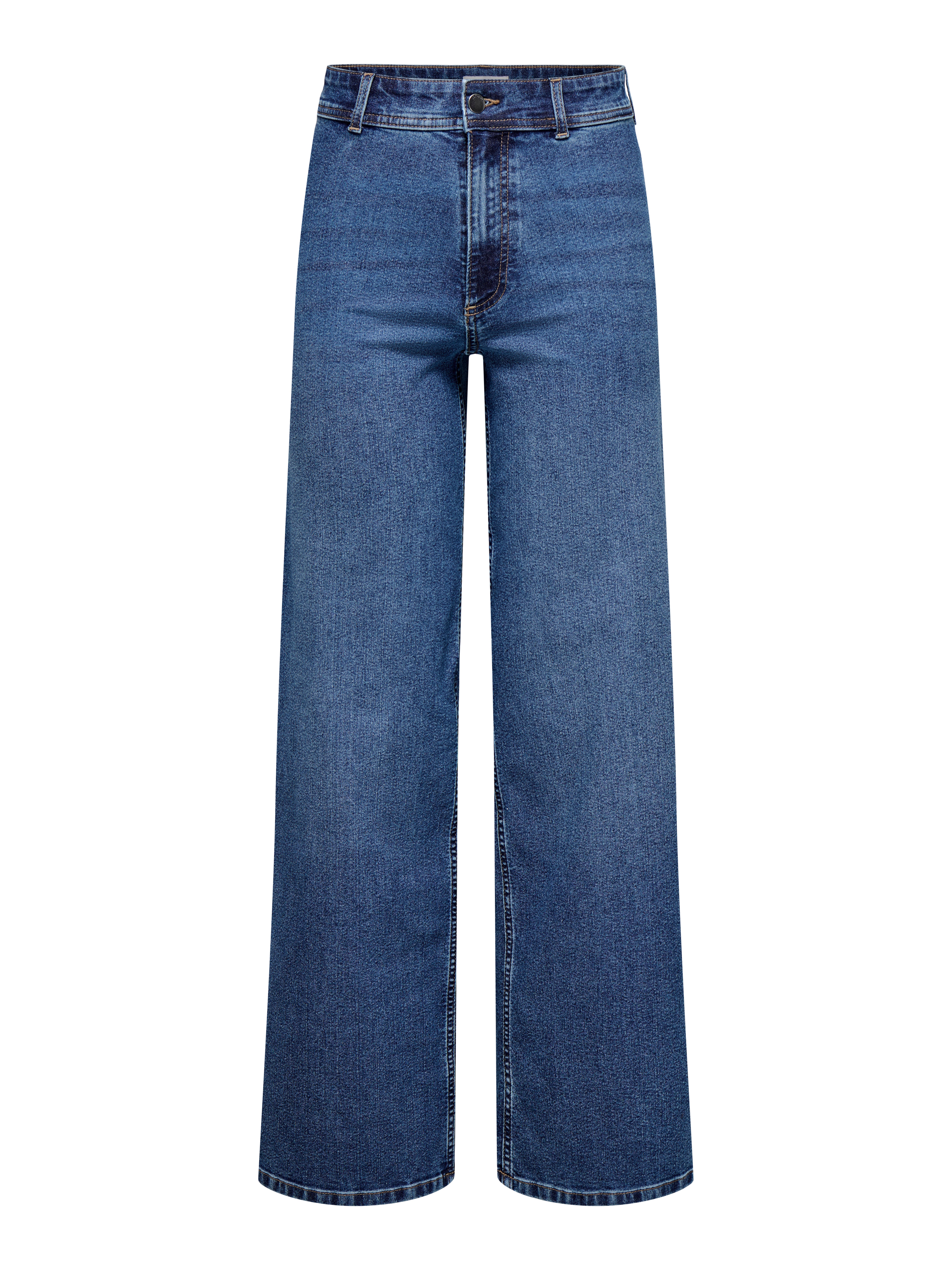 Thumbnail - Jdymoon-vanessa Hohe Taille Weiter Beinschnitt Jeans