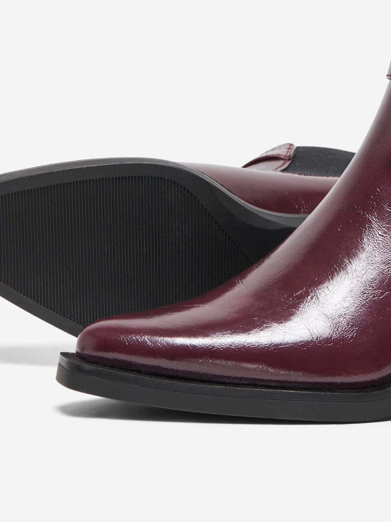 ONLY Šiljasti nožni prst Čizme -Burgundy - 15356360