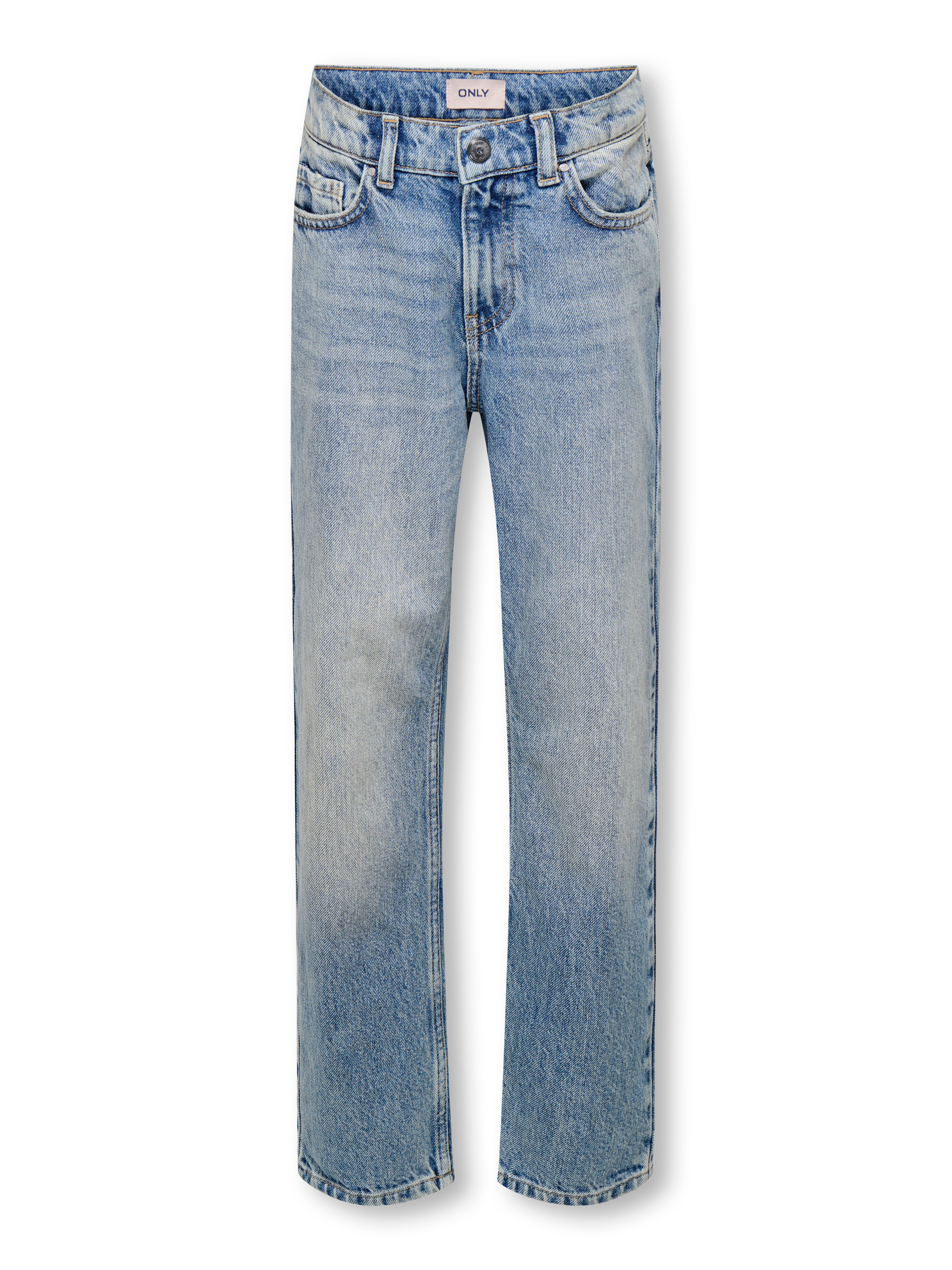 Kogauthentic Hohe Taille Gerade Geschnitten Jeans