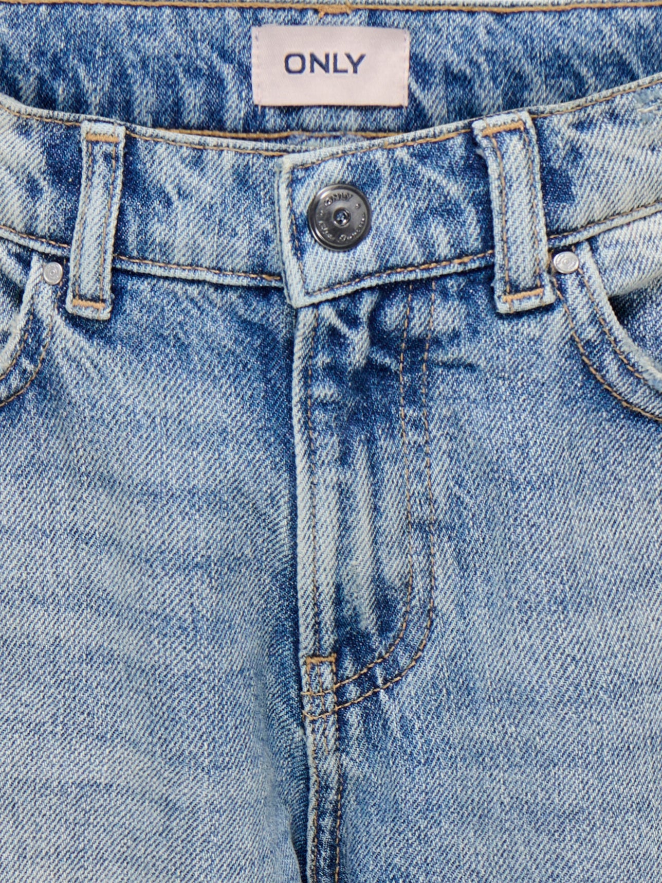 Thumbnail - Kogauthentic Hohe Taille Gerade Geschnitten Jeans