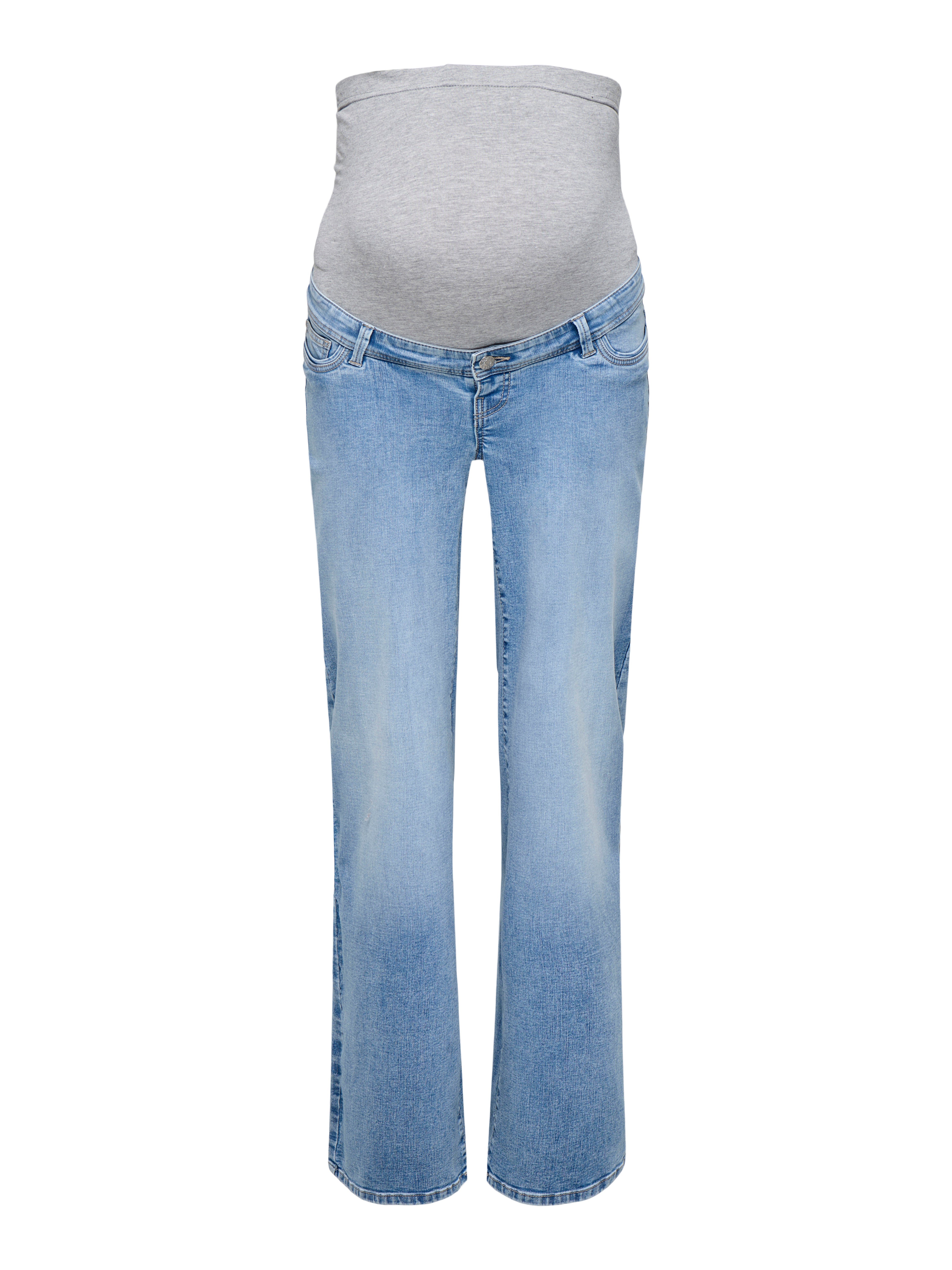 Thumbnail - Olmwauw Mittlere Taille Weiter Beinschnitt Jeans
