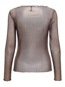 ONLY ONLVICKY Topp -Chocolate Brown - 15356662