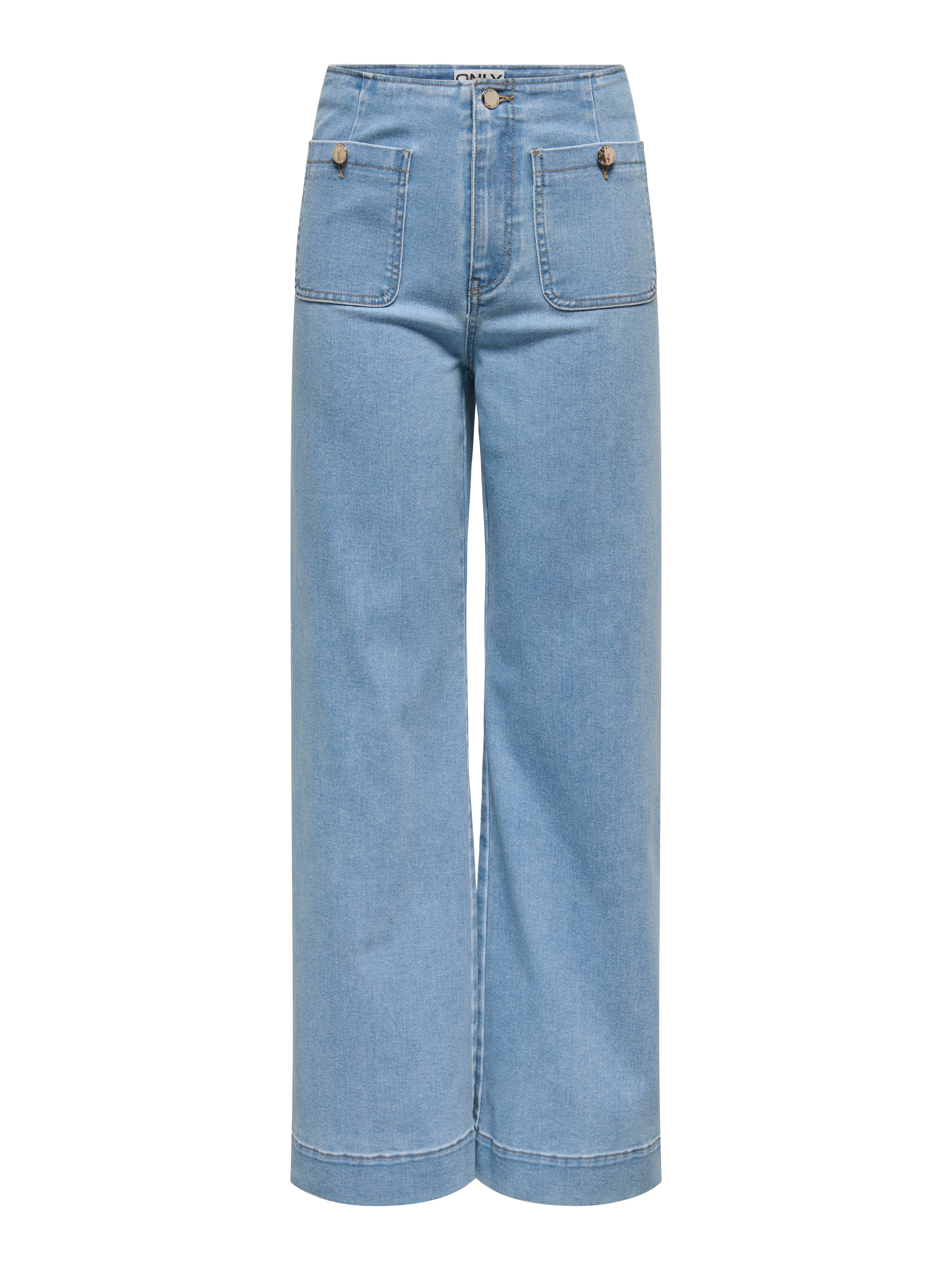 【BOK PLACE】Back Pocket Point Maxi Wide Fit Raw Denim PT XL ONLMADELINE High waist Wide Leg Fit Jeans | Dark Blue | ONLY®