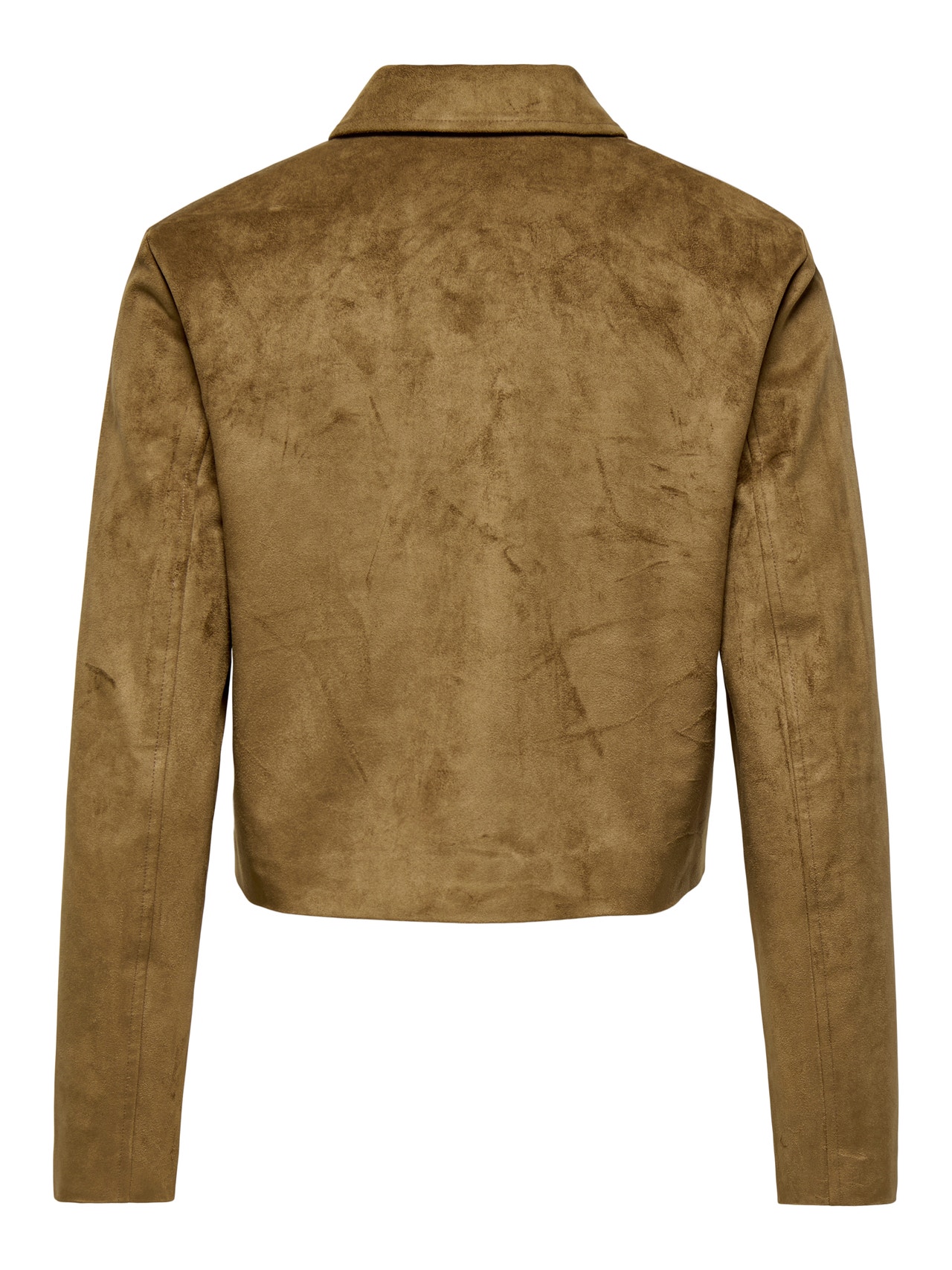 ONLY Faux Suede Zip Jacket Onltulip OTW - Veste En Daim Synthétique Avec Fermeture Éclair Femme Printemps