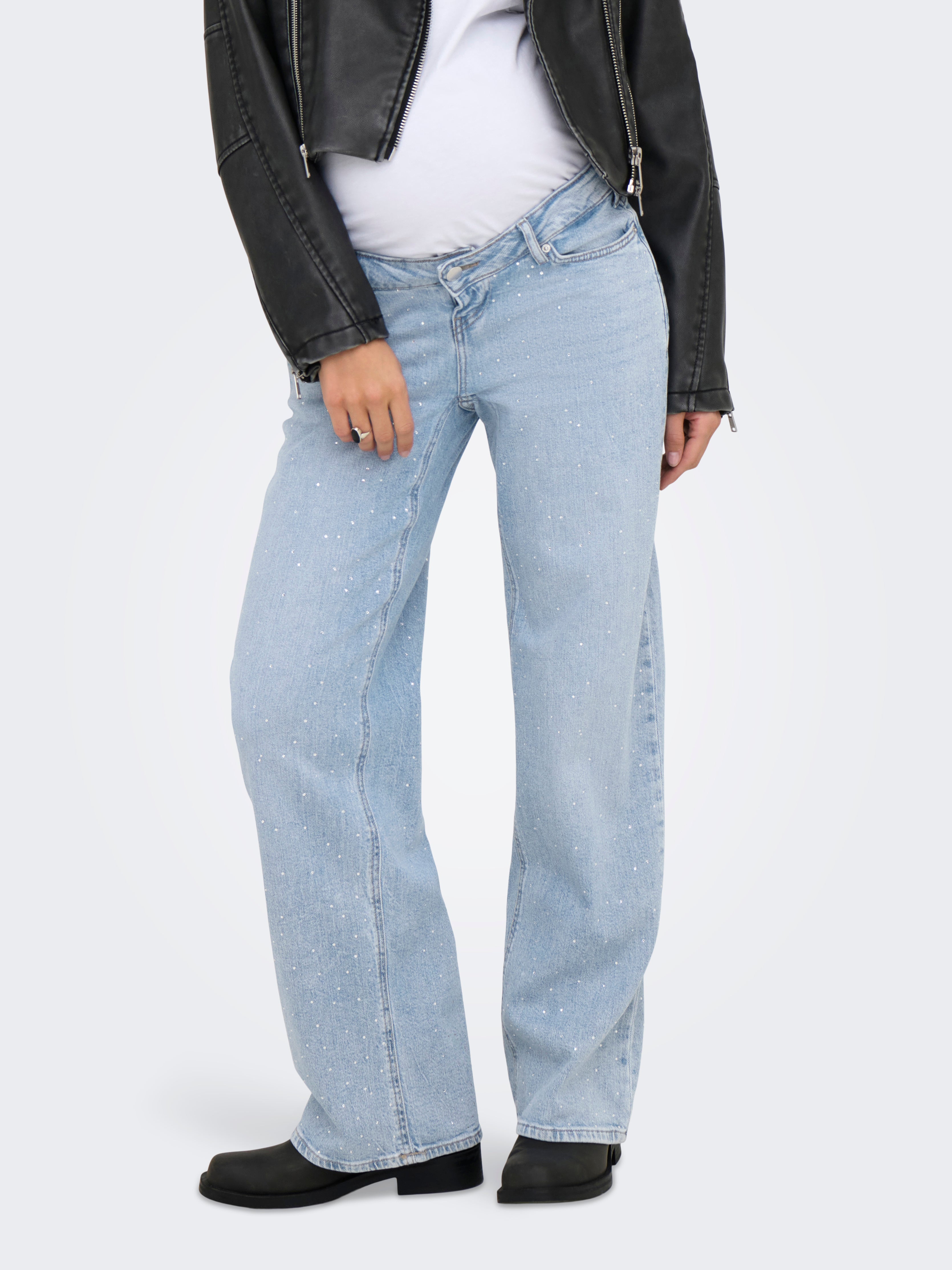 Olmcobain Gerade Geschnitten Jeans