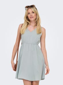 ONLY Tavapärane lõige V-kaelus Lühike kleit -Abyss - 15357109