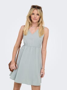 ONLY Tavapärane lõige V-kaelus Lühike kleit -Abyss - 15357109