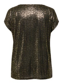 ONLY CARMINA T-shirt -Black - 15357139