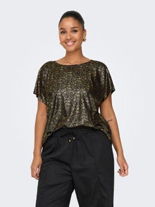 ONLY CARMINA T-shirt -Black - 15357139