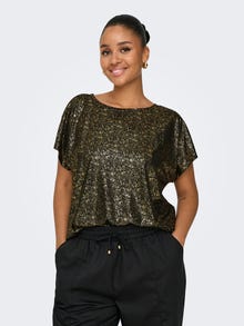 ONLY CARMINA T-shirt -Black - 15357139