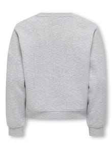ONLY KOGSWEAT Sweatshirt -Light Grey Melange - 15357233