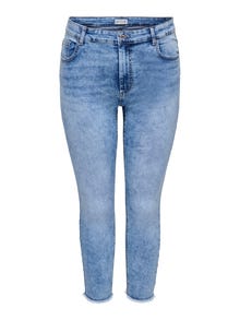 ONLY CARWilly regular waist skinny fit jeans -Light Blue Denim - 15357437