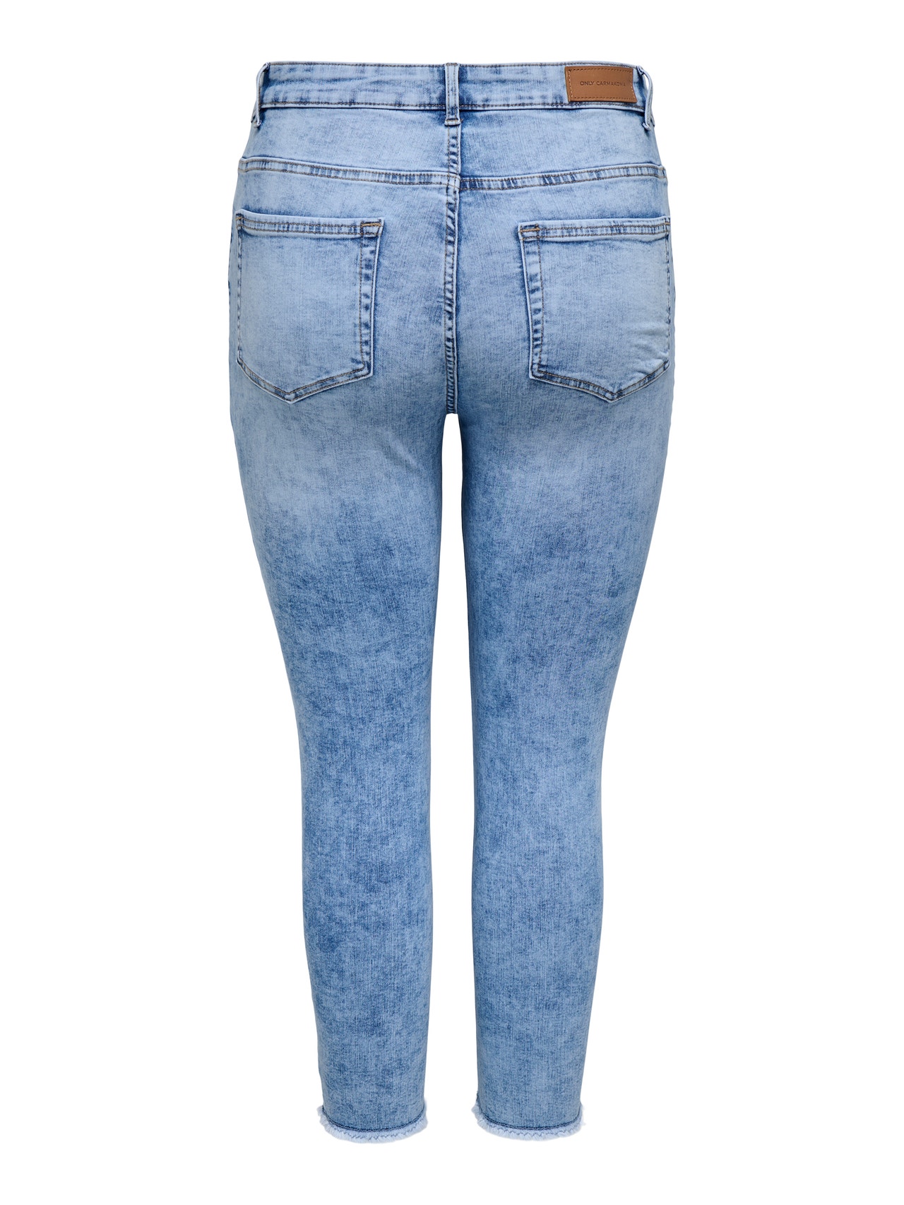 ONLY CARWilly regular waist skinny fit jeans -Light Blue Denim - 15357437