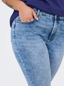 ONLY CARWilly regular waist skinny fit jeans -Light Blue Denim - 15357437