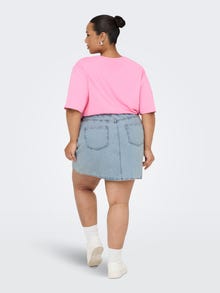 ONLY Vormikas Lühike seelik -Light Blue Denim - 15357573