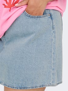 ONLY Vormikas Lühike seelik -Light Blue Denim - 15357573