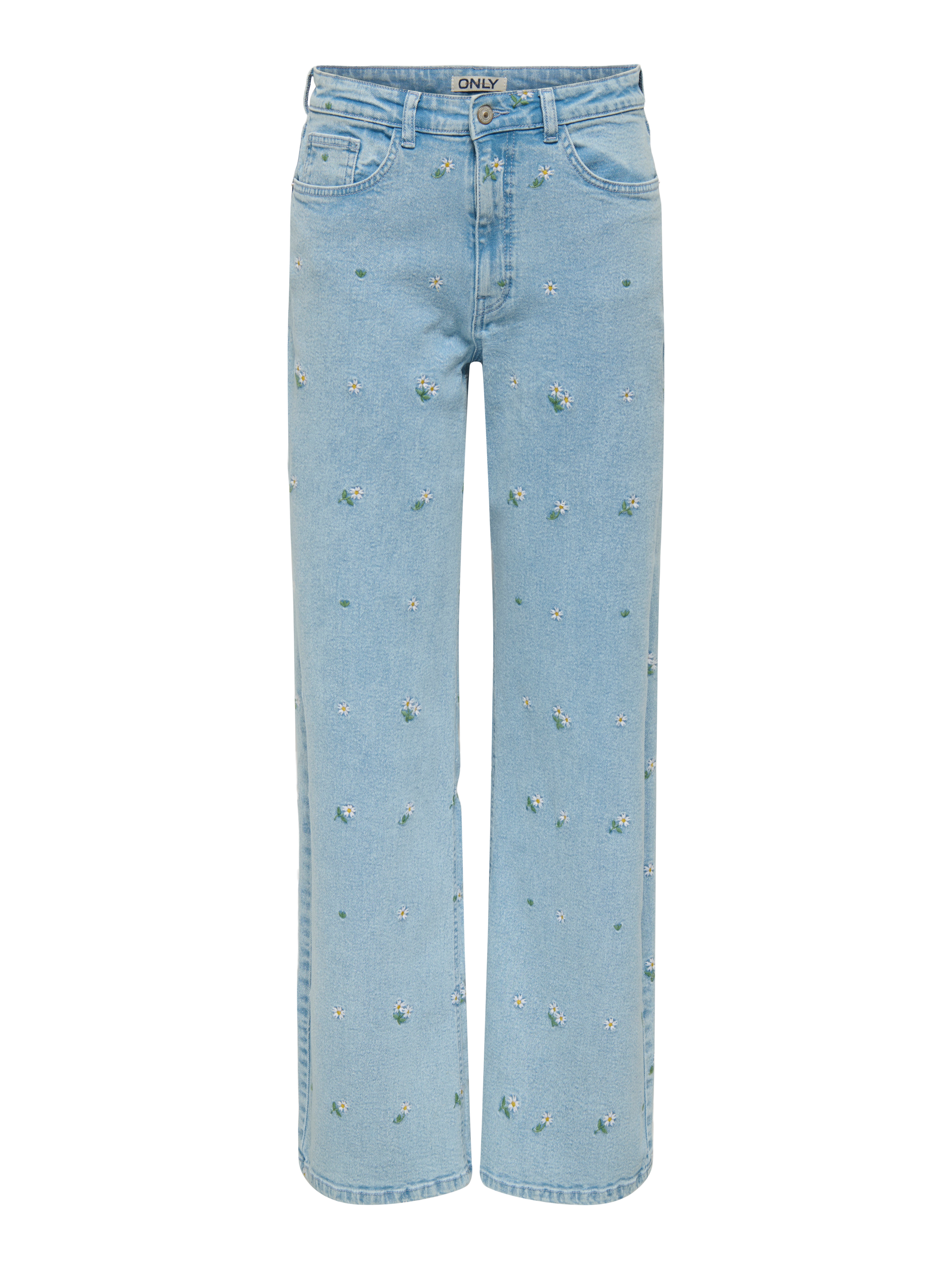 Onljuicy Hohe Taille Weiter Beinschnitt Jeans