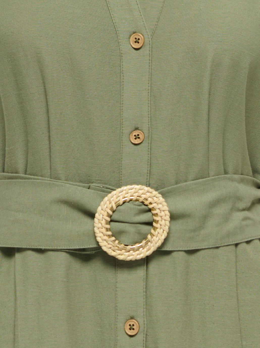 Thumbnail - Onljakiri Leinen Langes Kleid