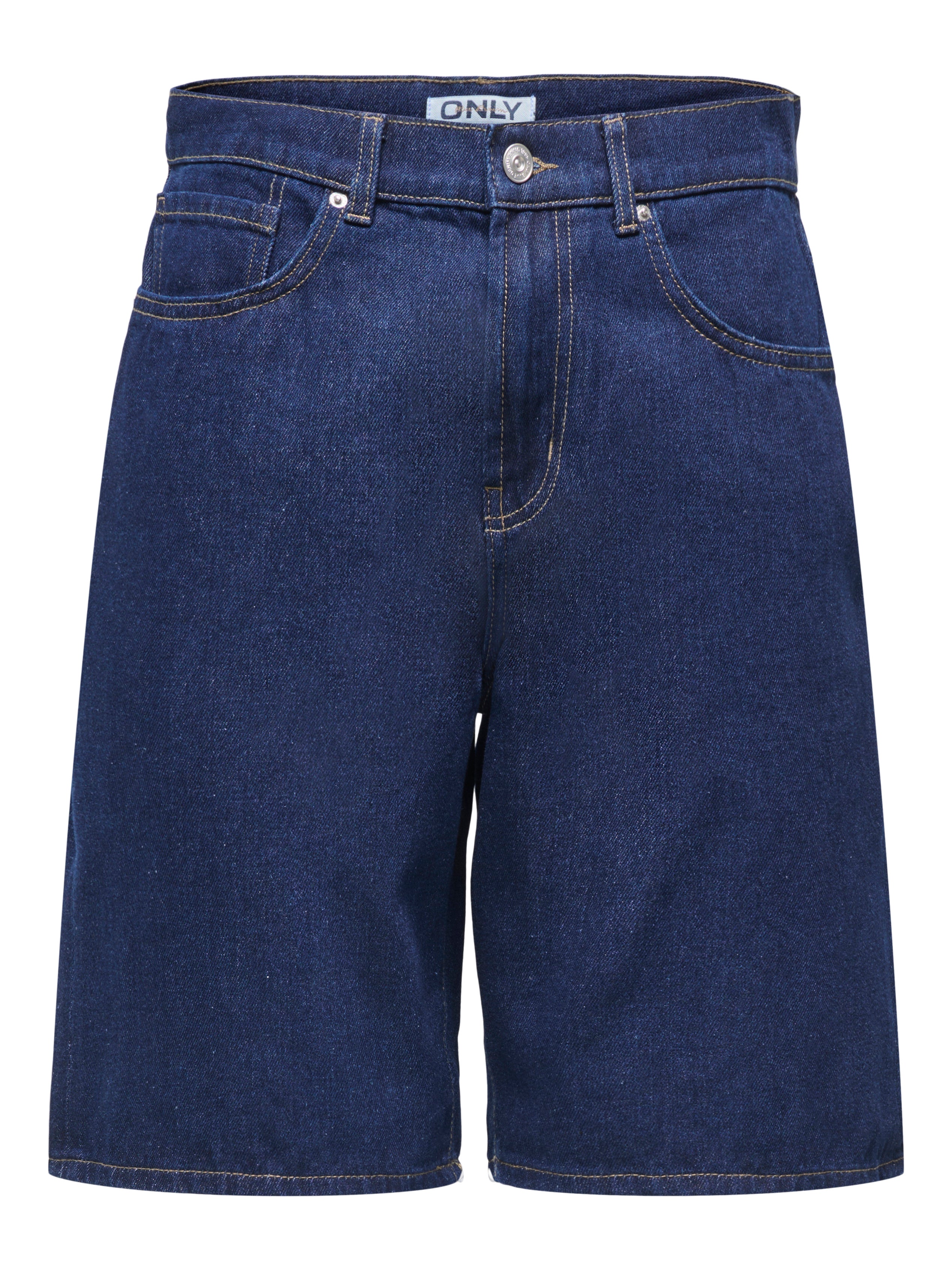 Thumbnail - Onlhope Hohe Taille Weiter Beinschnitt Jeans-shorts