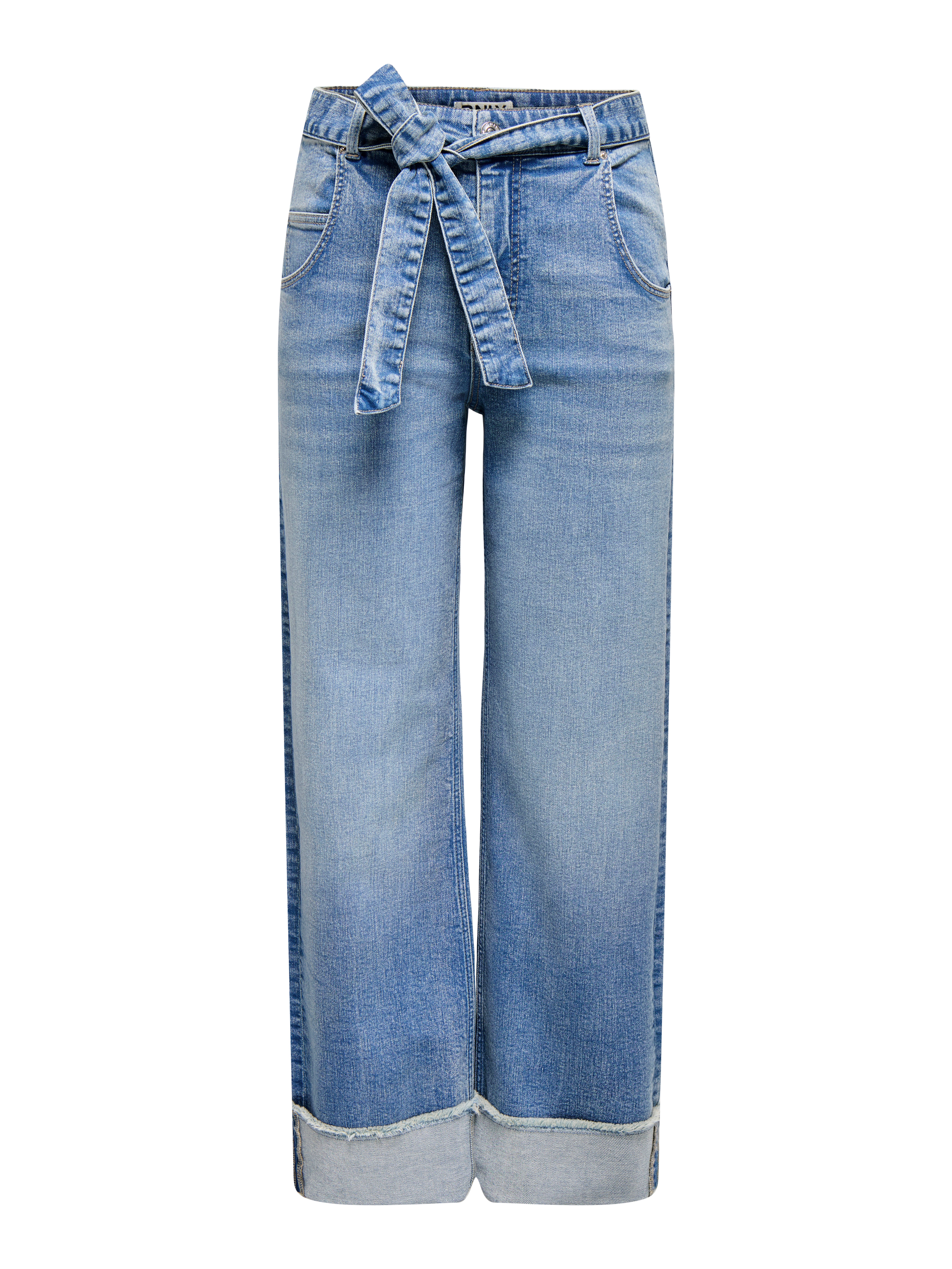 Thumbnail - Onlzaddie Hohe Taille Weiter Beinschnitt Jeans