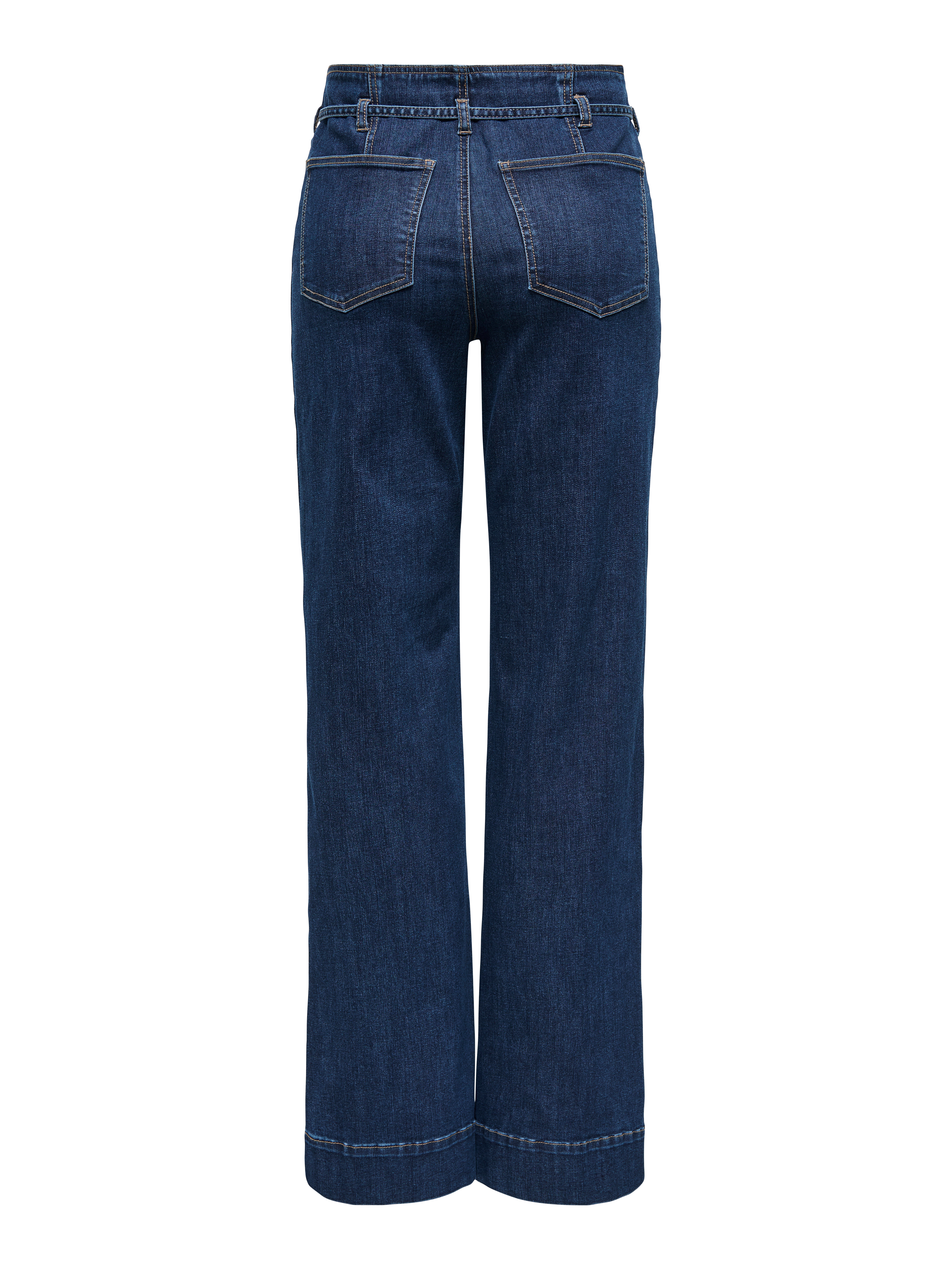 Thumbnail - Onljuicy-wauw Hohe Taille Weiter Beinschnitt Jeans