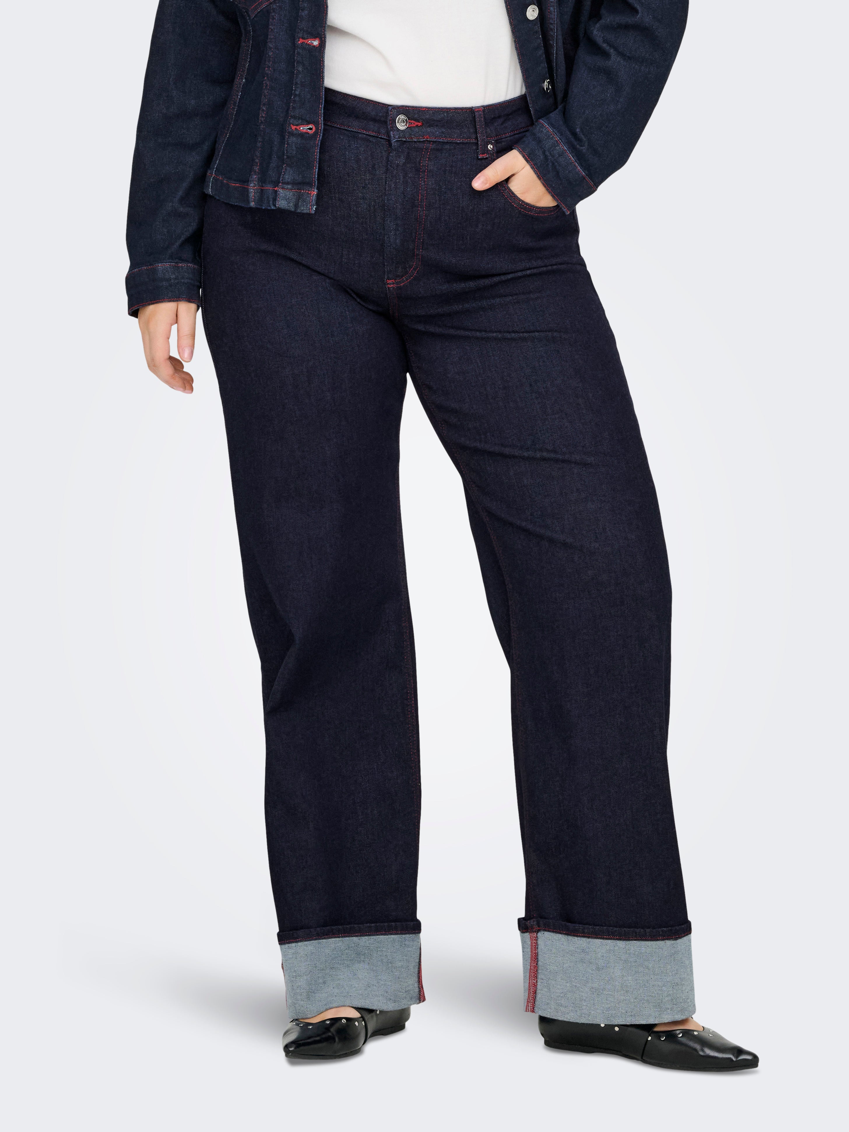 Carwilly Weiter Beinschnitt Jeans