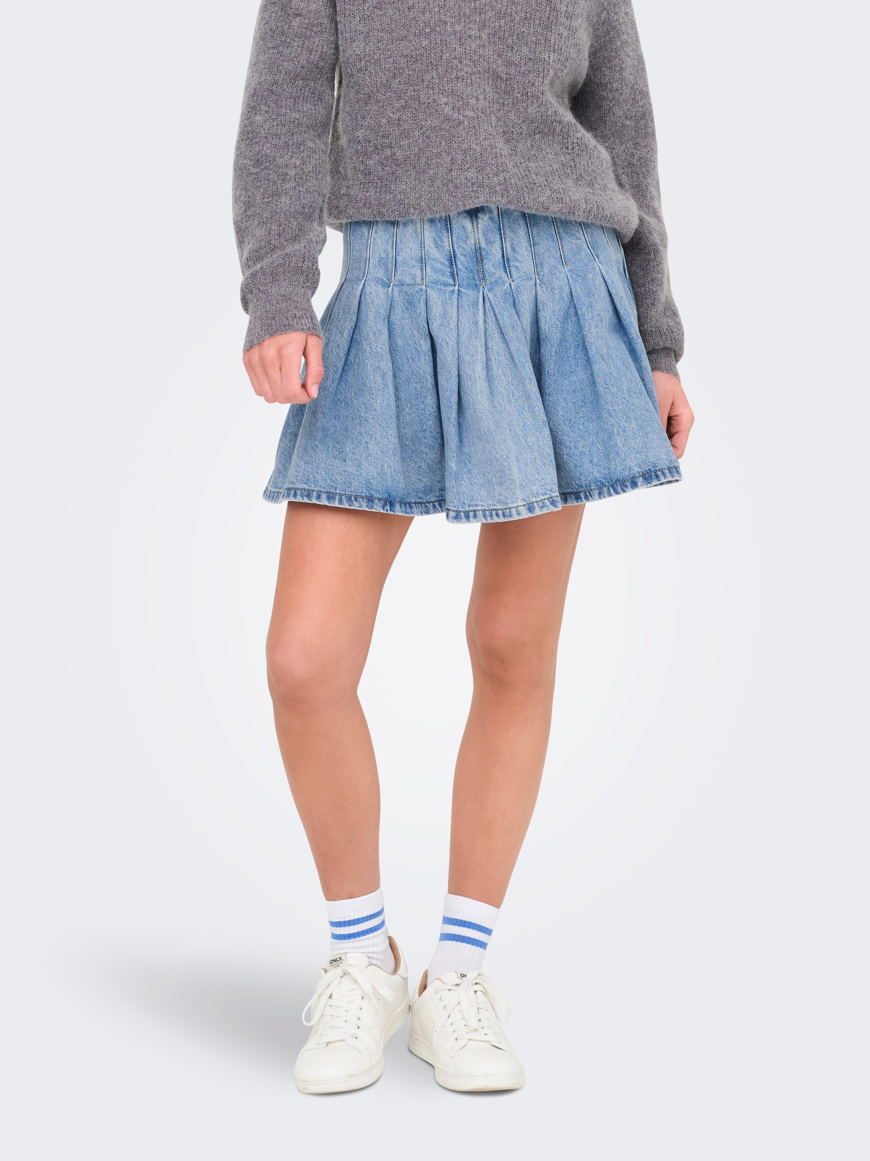 Onljean Denim Midirock