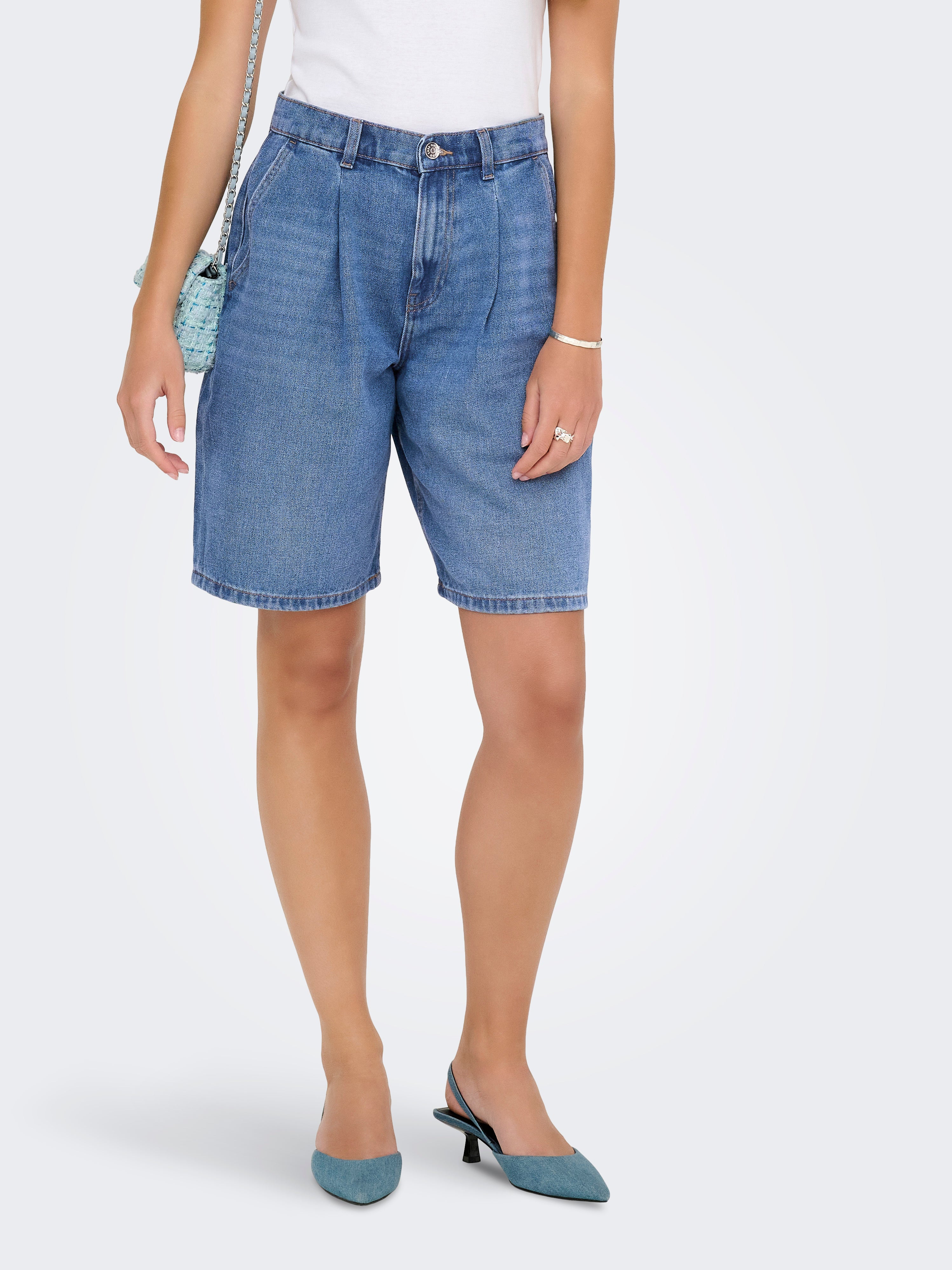 Onlivy Weiter Beinschnitt Jeans-shorts