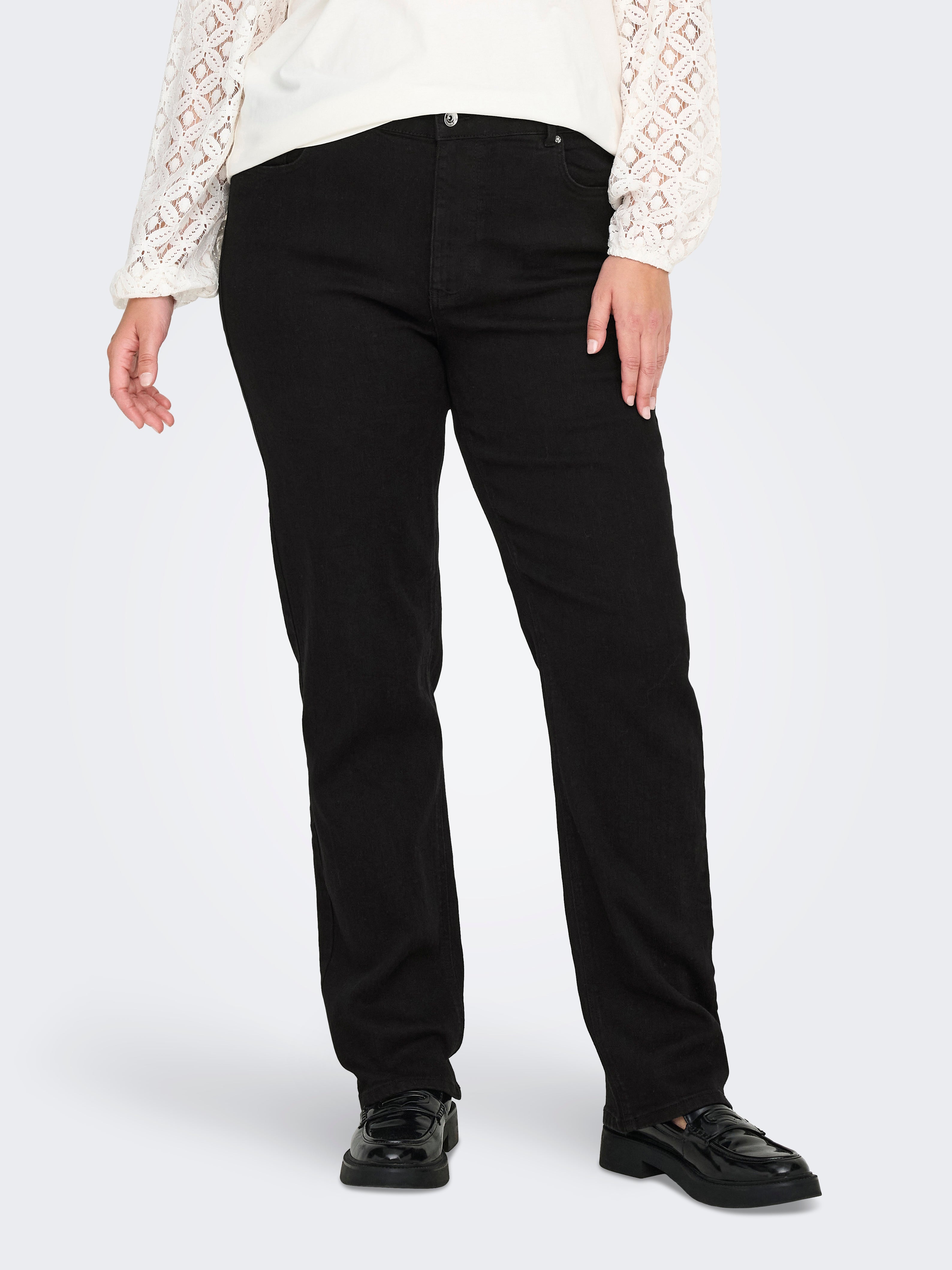 Carcruz Hohe Taille Straight Fit Jeans