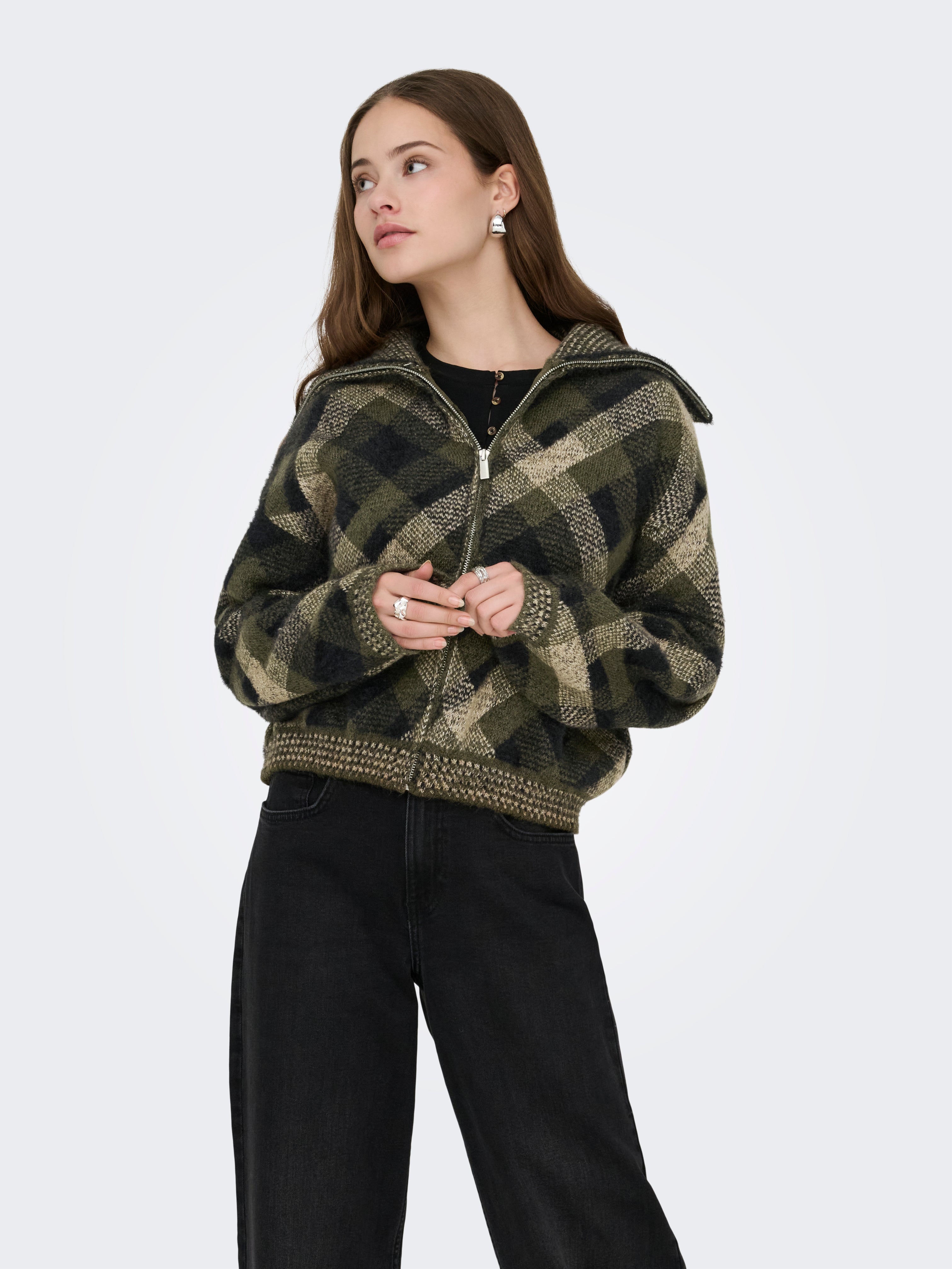 Thumbnail - Onlmaroon Strickjacke