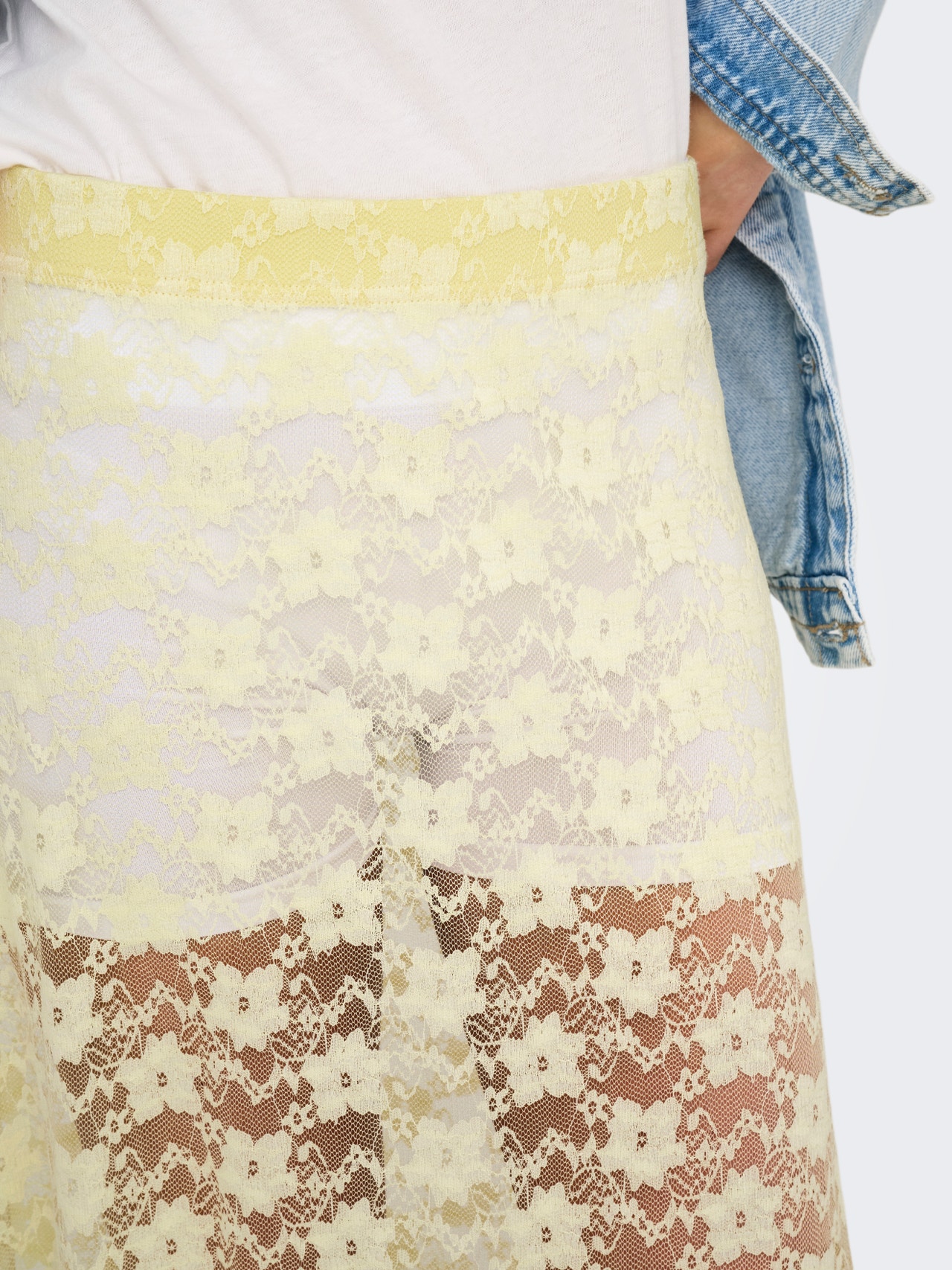 ONLY ONLJEN Dlouhá sukně -French Vanilla - 15358221