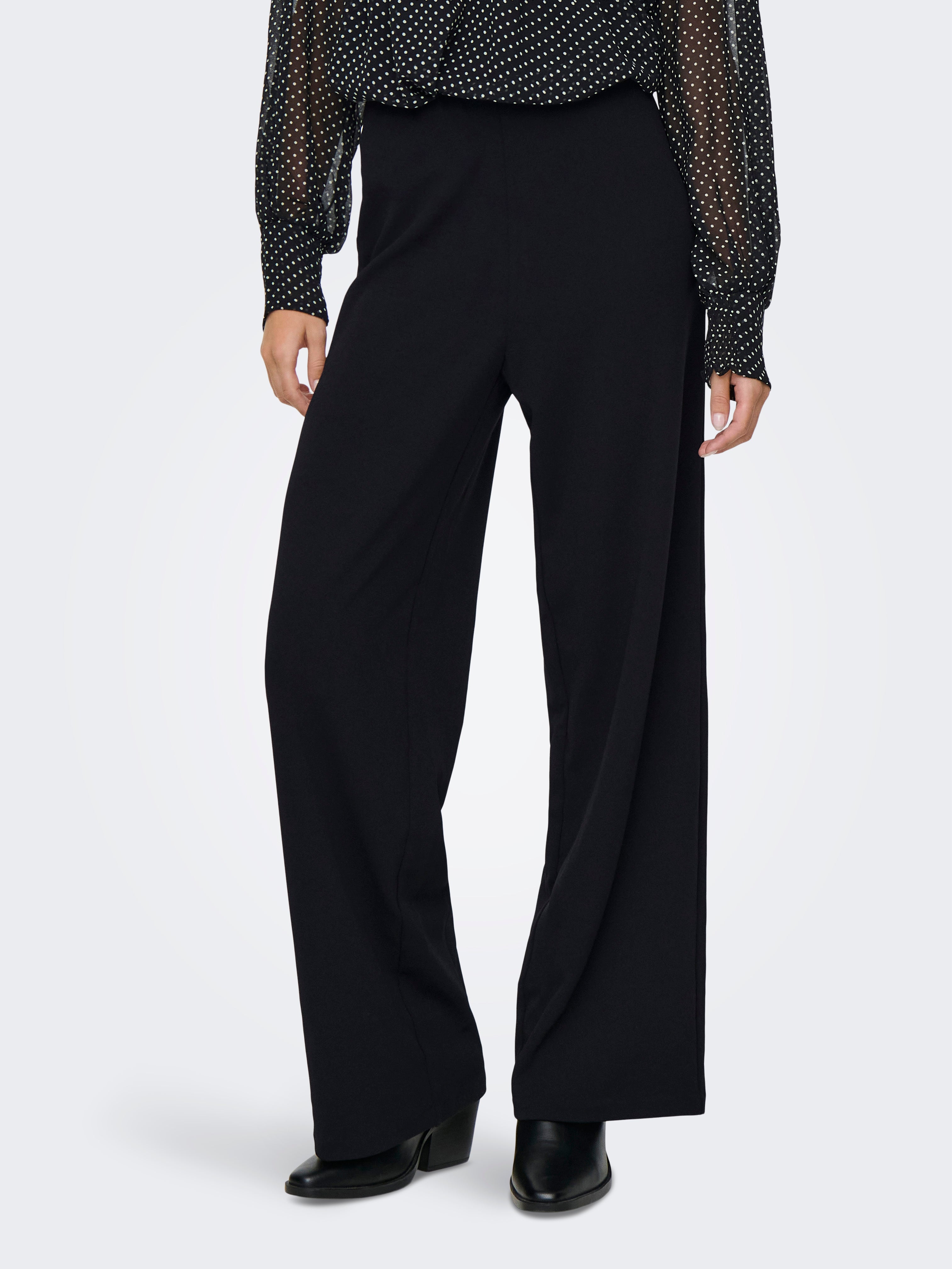 Onlbremen-yo Weiter Beinschnitt Hose Mit Weitem Beinschnitt