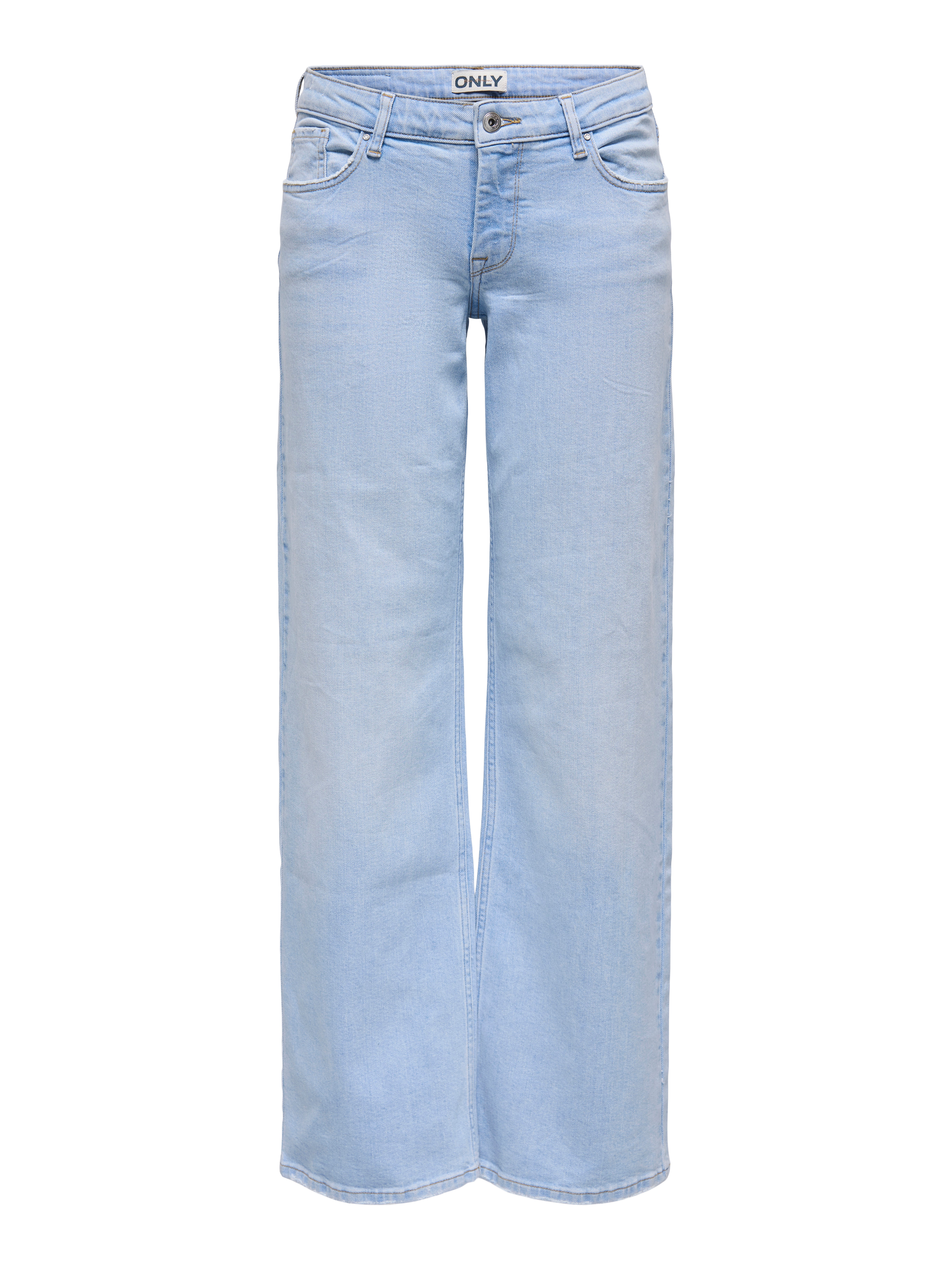 Onljudy-o Niedrige Taille Gerade Geschnitten Jeans