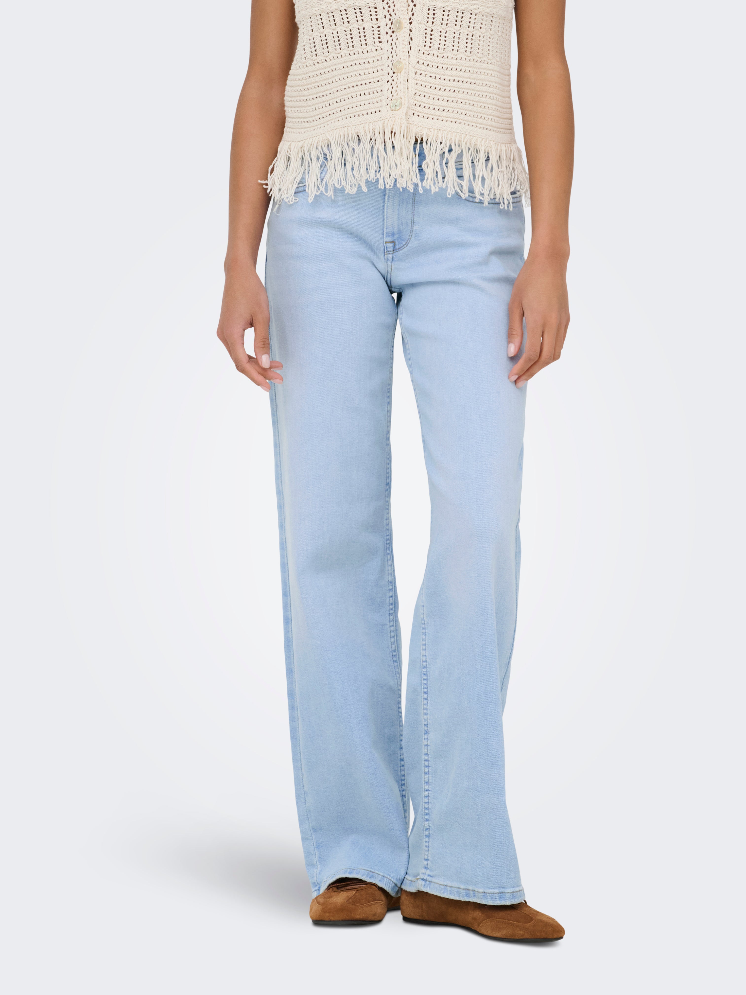 Thumbnail - Onljudy-o Niedrige Taille Gerade Geschnitten Jeans