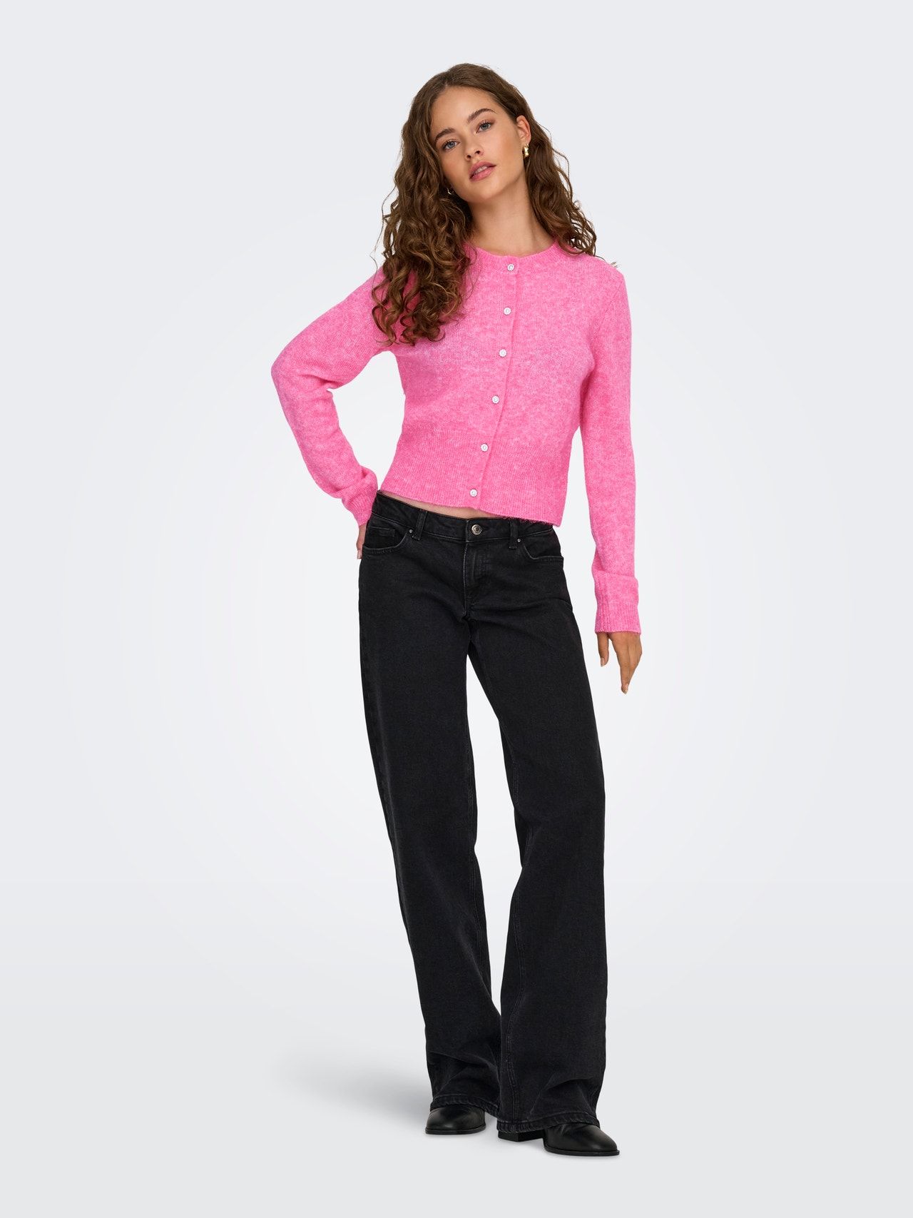ONLY ONLHAVANNA Cardigan -Pink Lemonade - 15358548