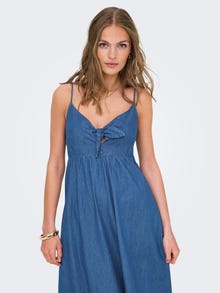 ONLY ONLNOVA Long dress -Medium Blue Denim - 15358781